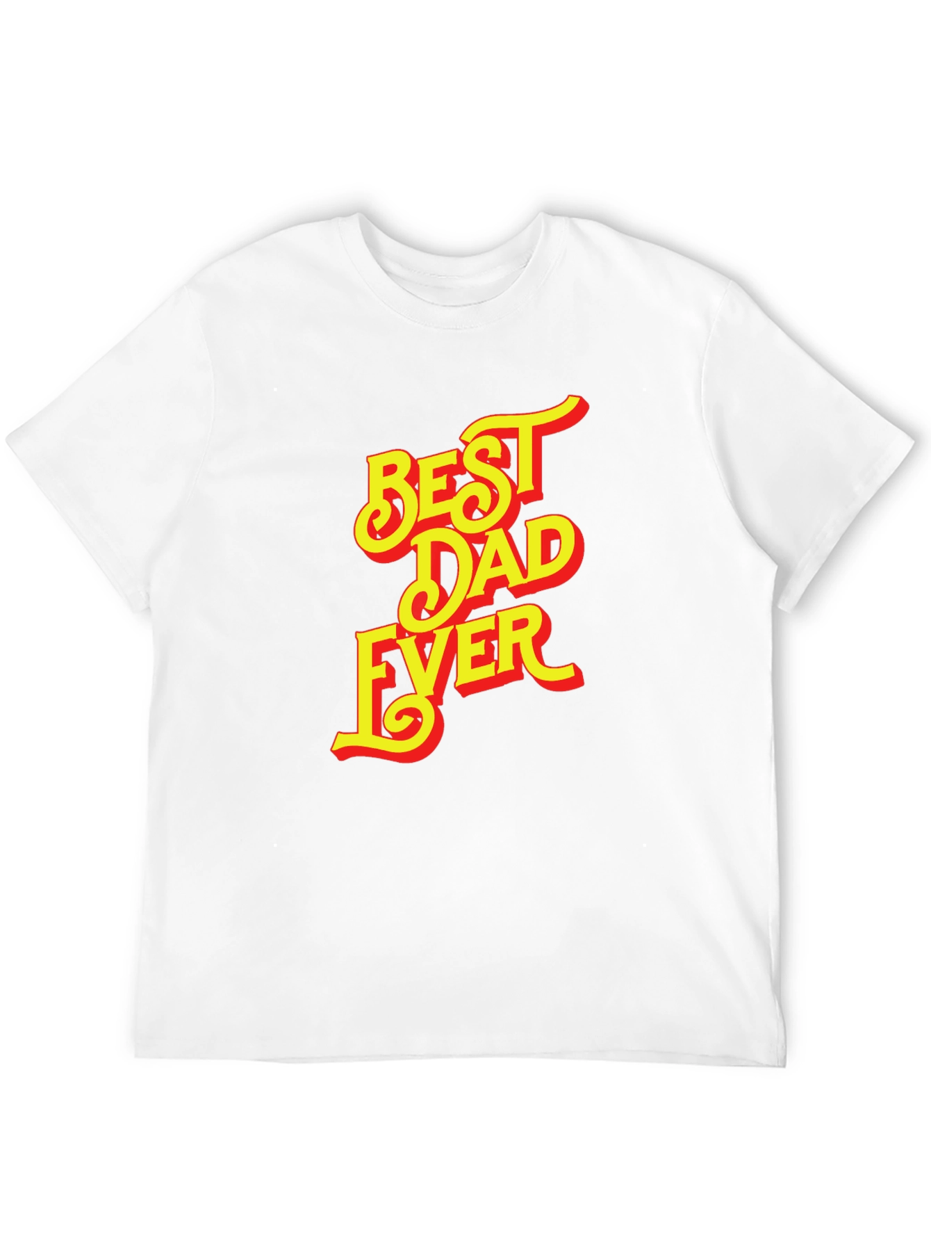 Best Dad Ever Graphic Tee - Black