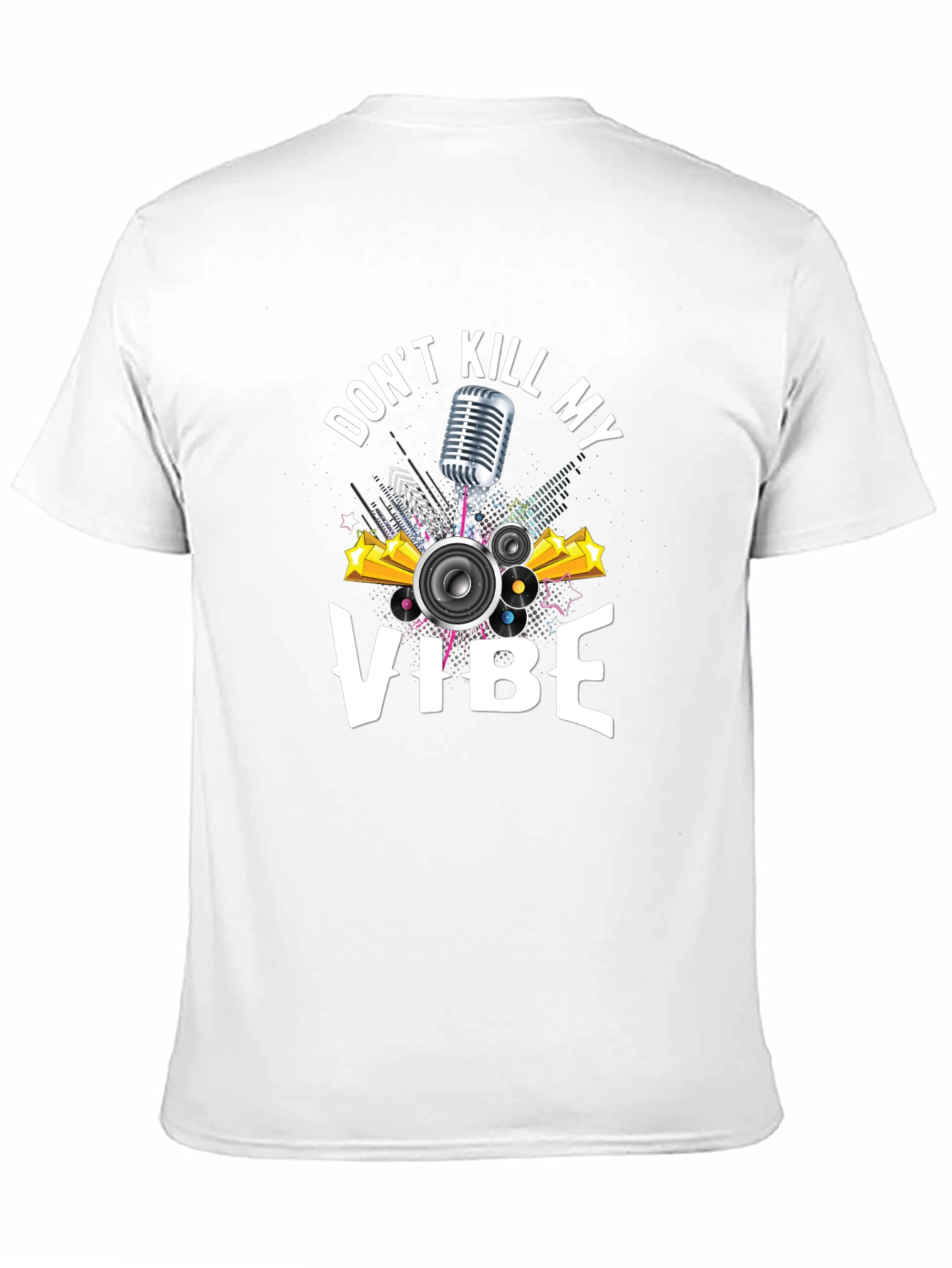 Dont Kill My Vibe Graphic Tee - Black