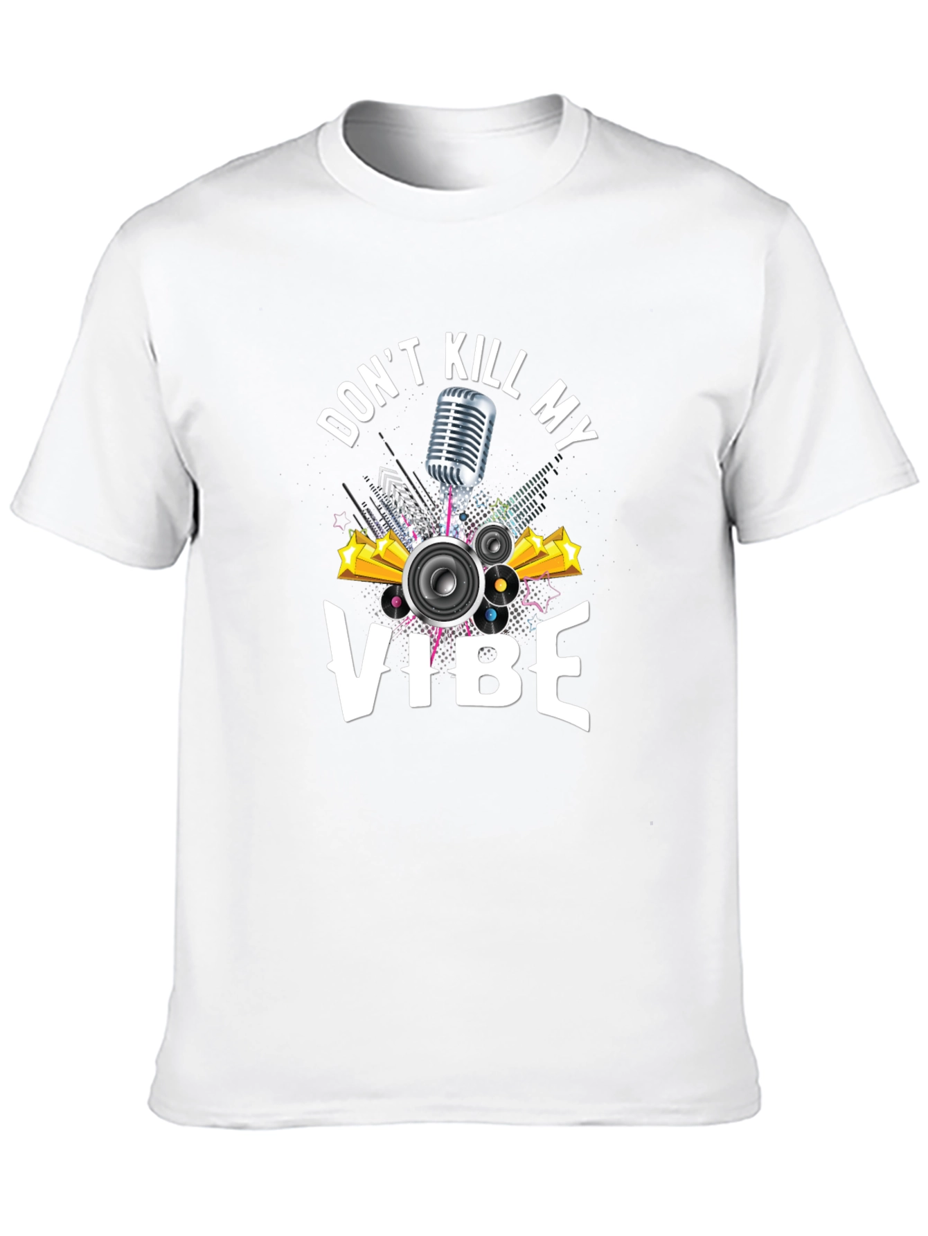 Dont Kill My Vibe Graphic Tee - Black