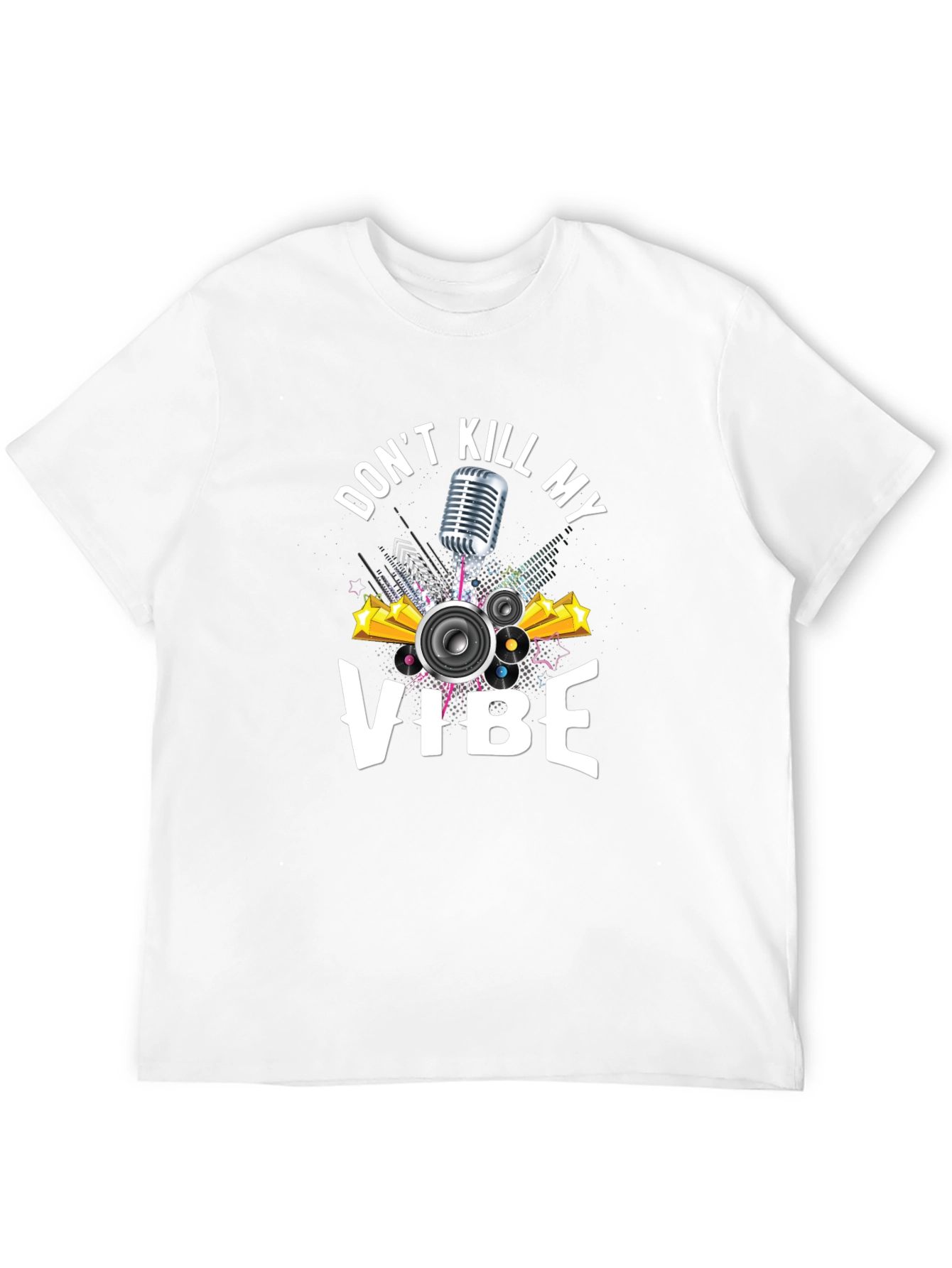 Dont Kill My Vibe Graphic Tee - Black