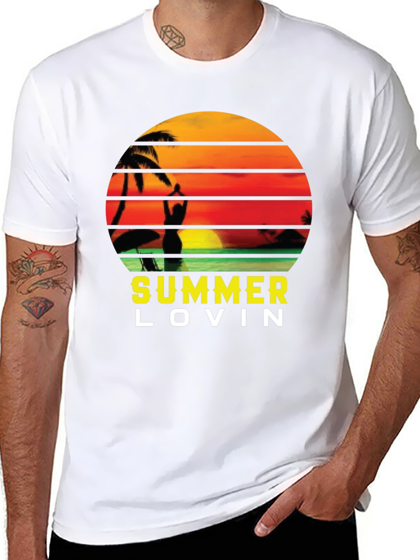 Summer Lovin Graphic Print Tee