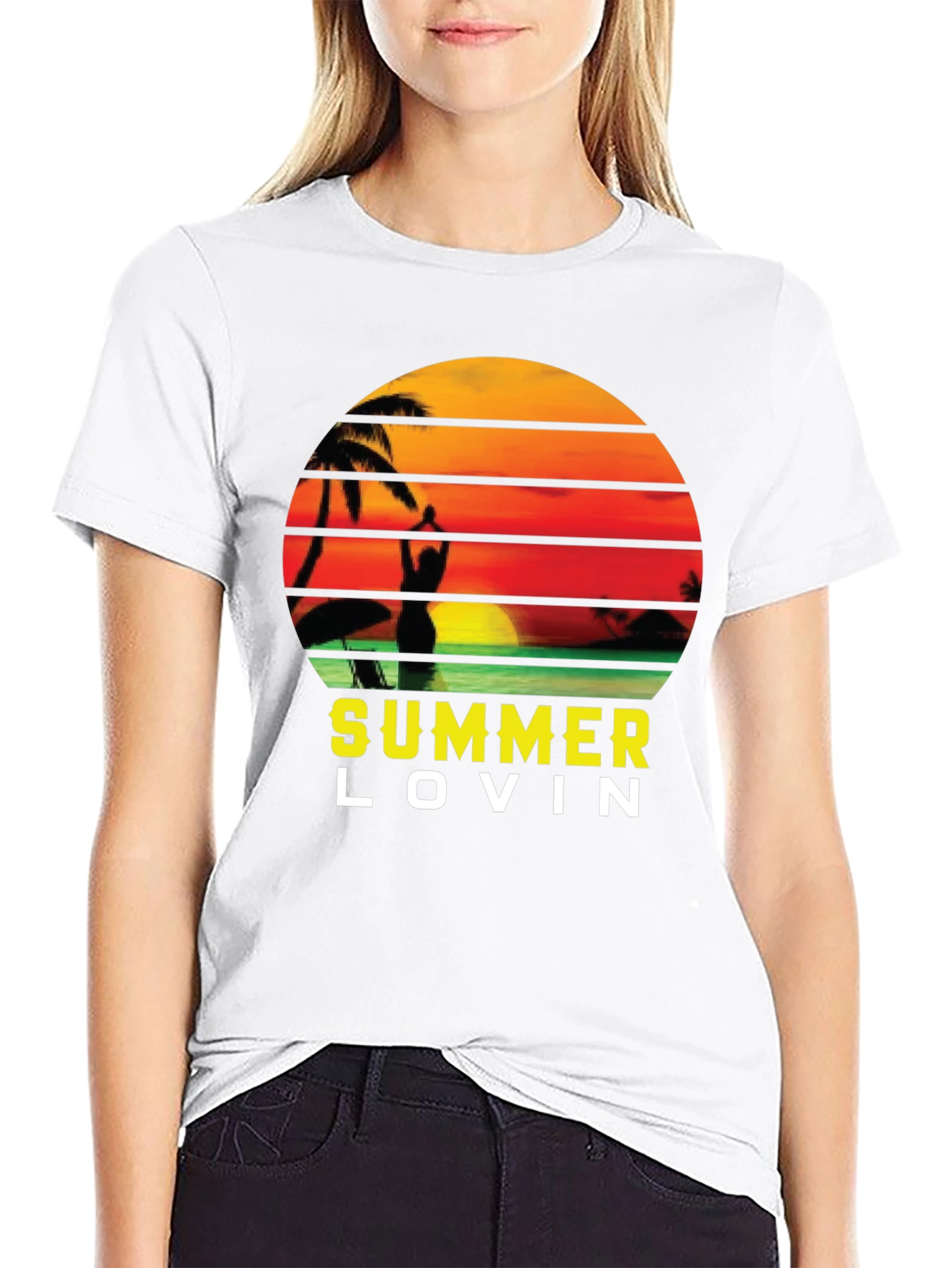 Summer Lovin Graphic Print Tee