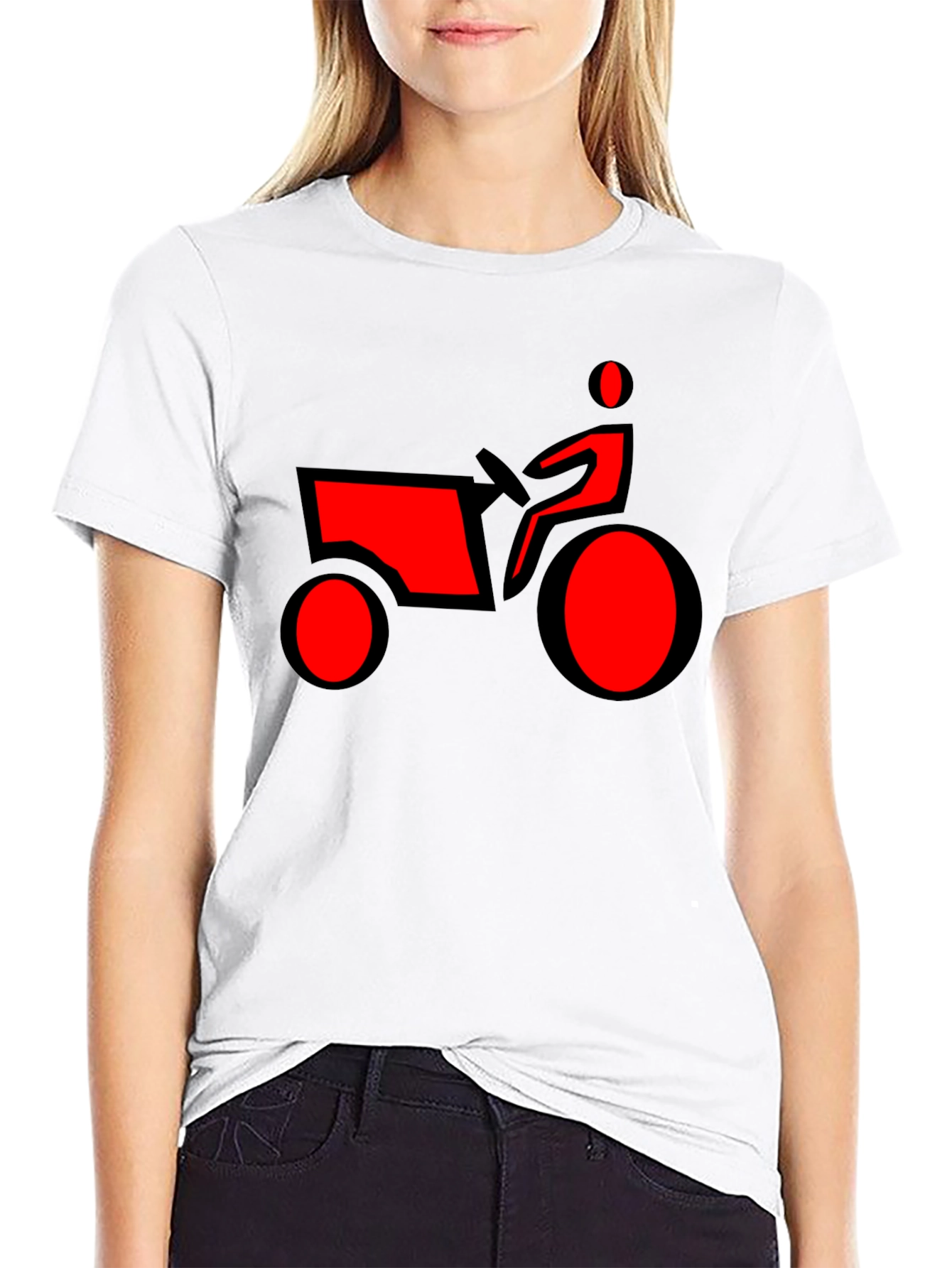 Tractor Graphic Tee -  Classic Black