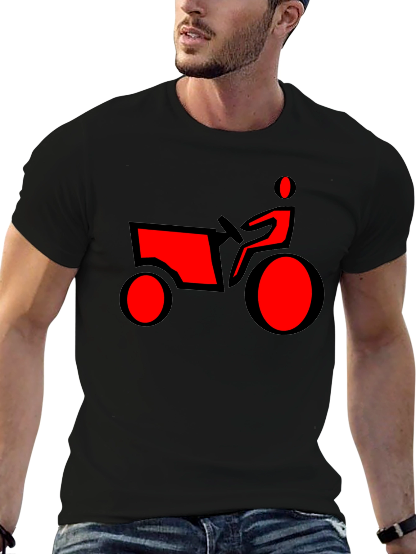 Tractor Graphic Tee -  Classic Black