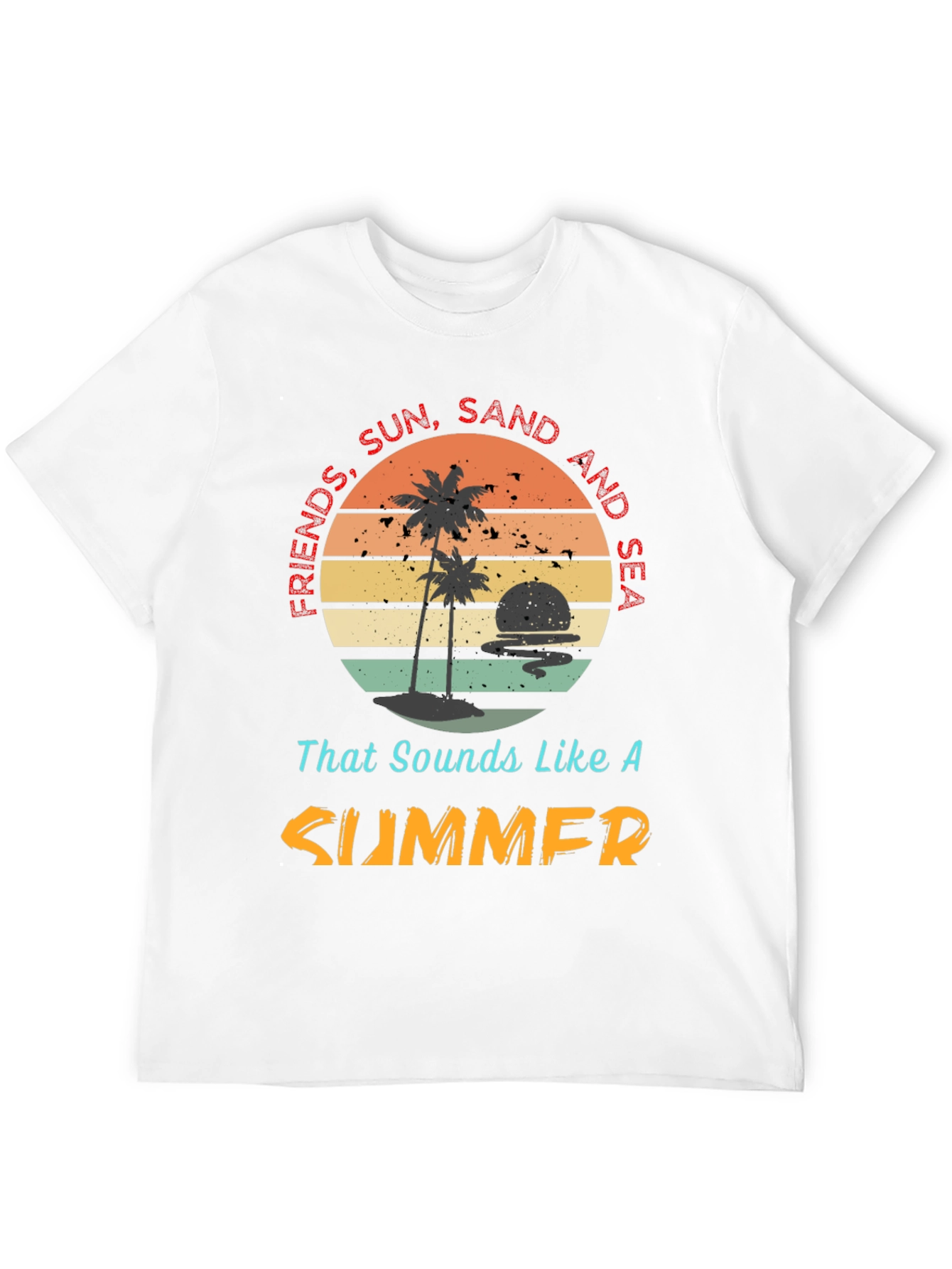 Friends Sun Sand Sea Summer T-Shirt