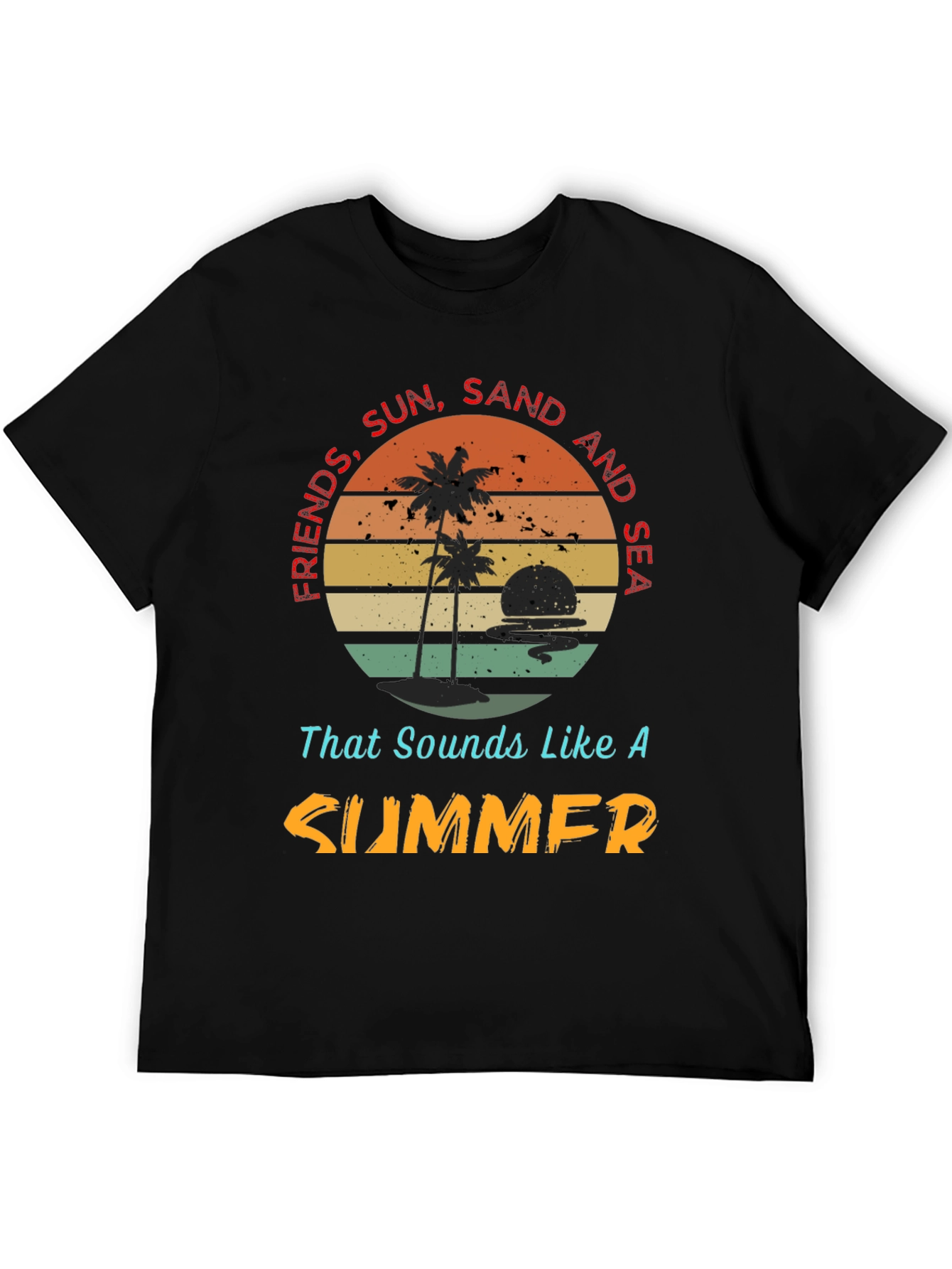Friends Sun Sand Sea Summer T-Shirt