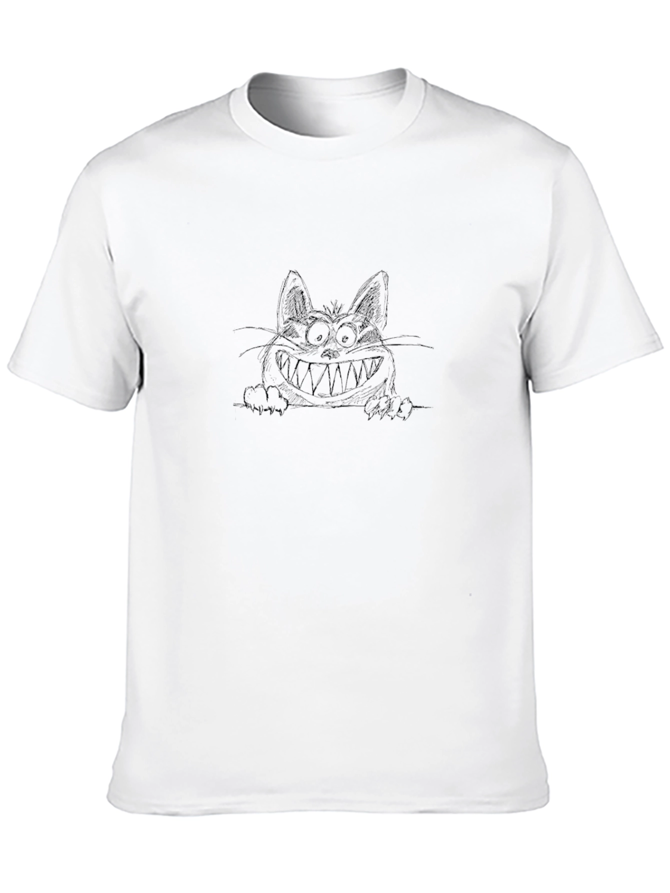 Grinning Cheshire Cat Graphic Tee - Classic Comfort