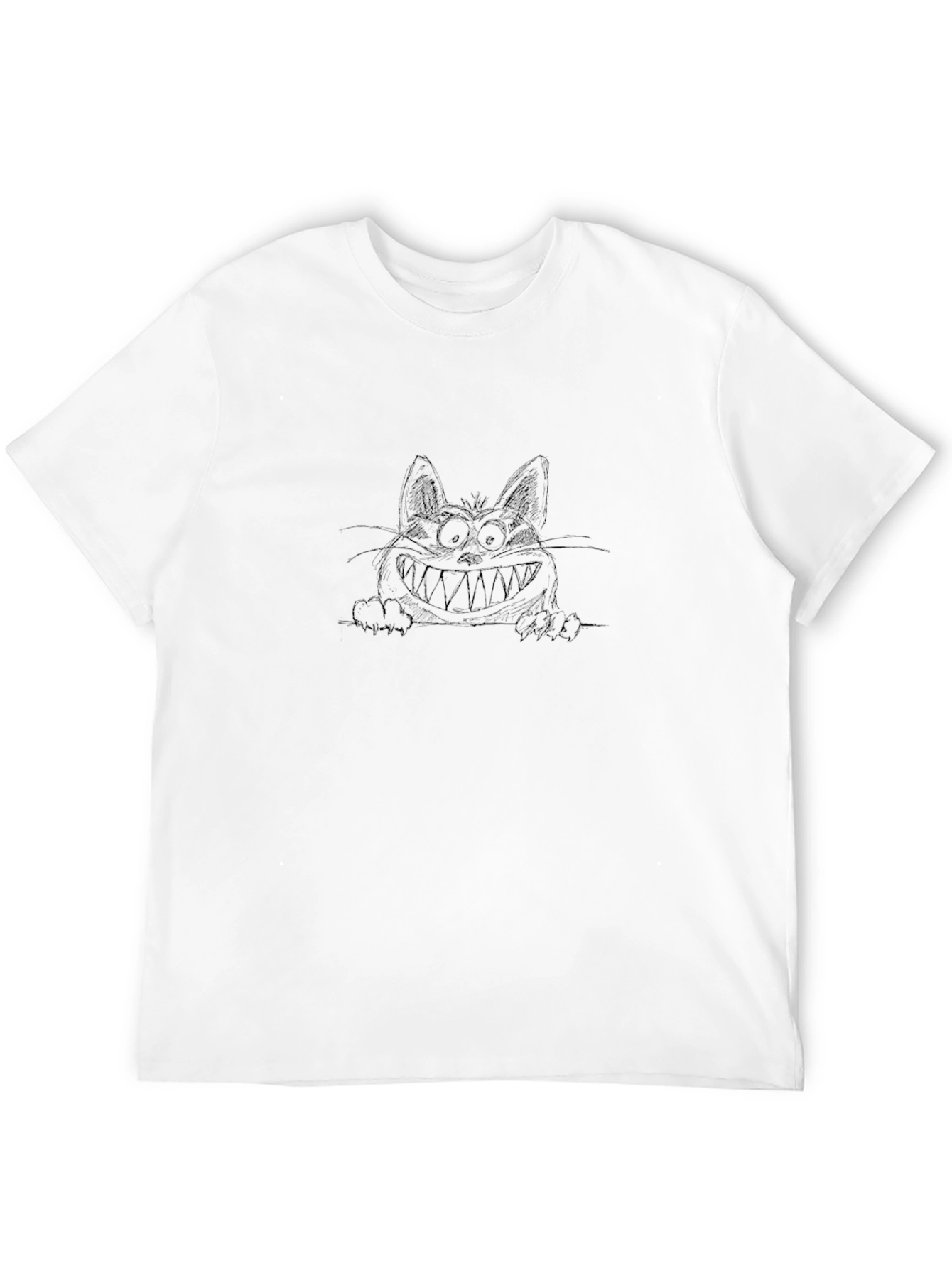 Grinning Cheshire Cat Graphic Tee - Classic Comfort