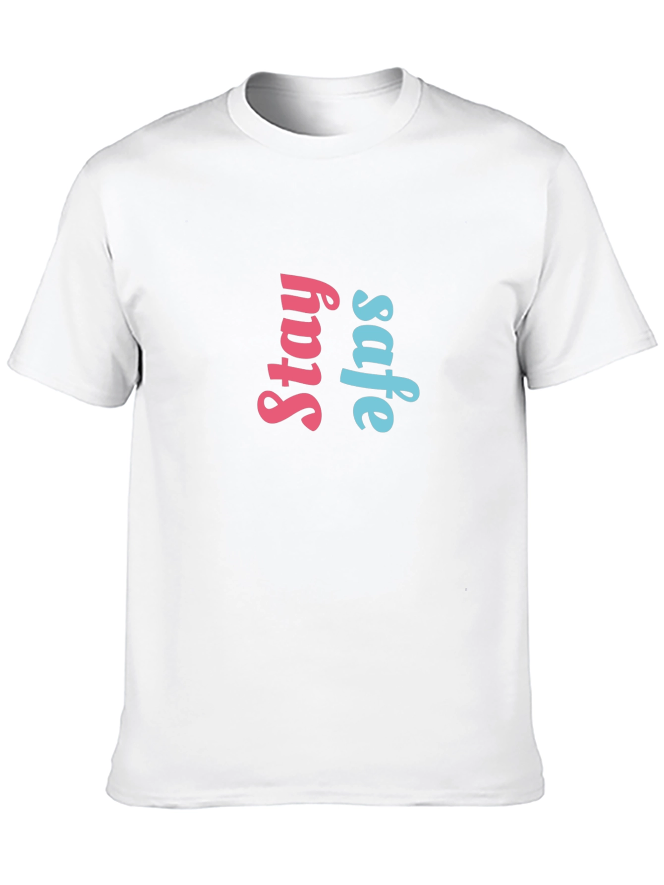 Stay Safe Graphic Tee - Black