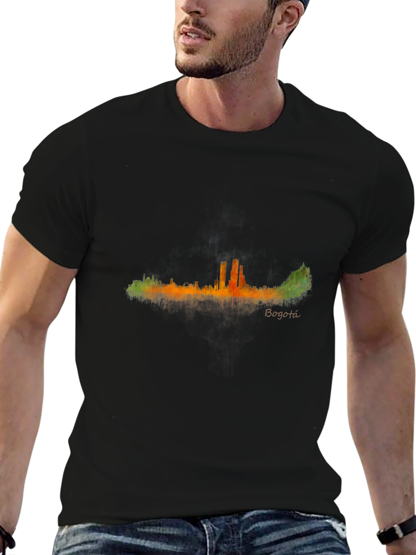 Bogota Skyline T-Shirt - Cityscape Graphic Tee