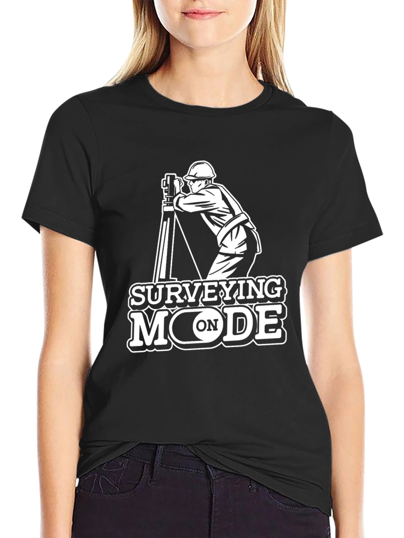Surveying Mode On T-Shirt - Surveyor Apparel