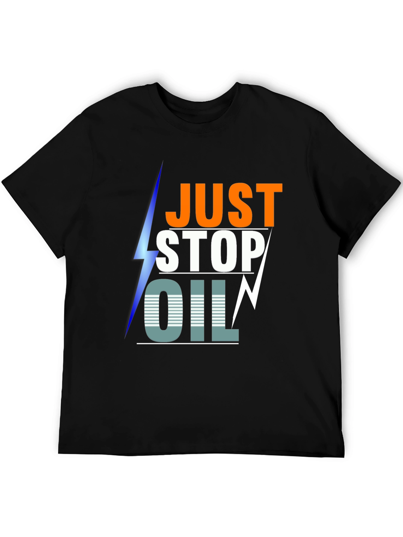 Just Stop Oil Graphic Tee - Eco-Friendly Awareness