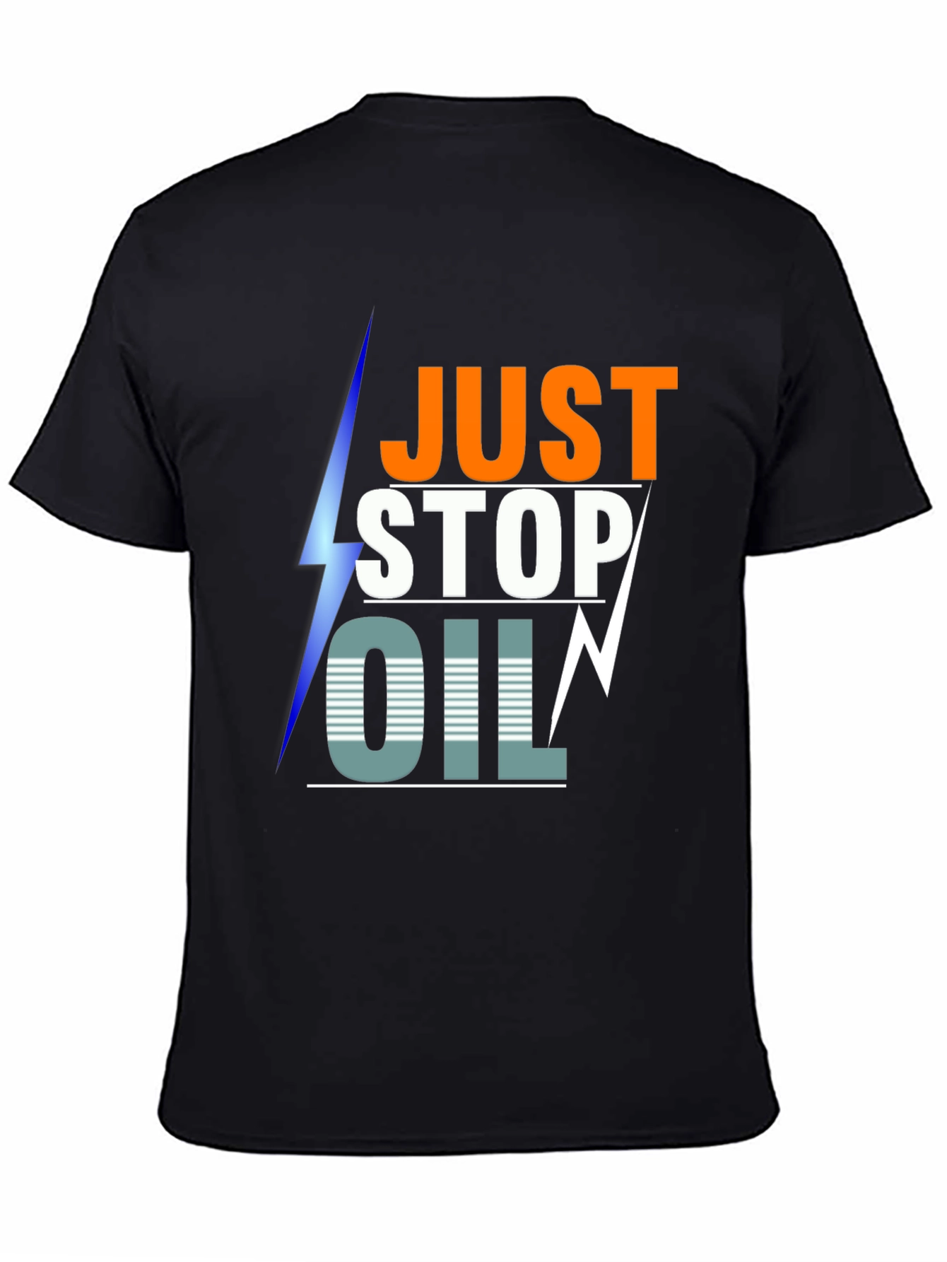 Just Stop Oil Graphic Tee - Eco-Friendly Awareness