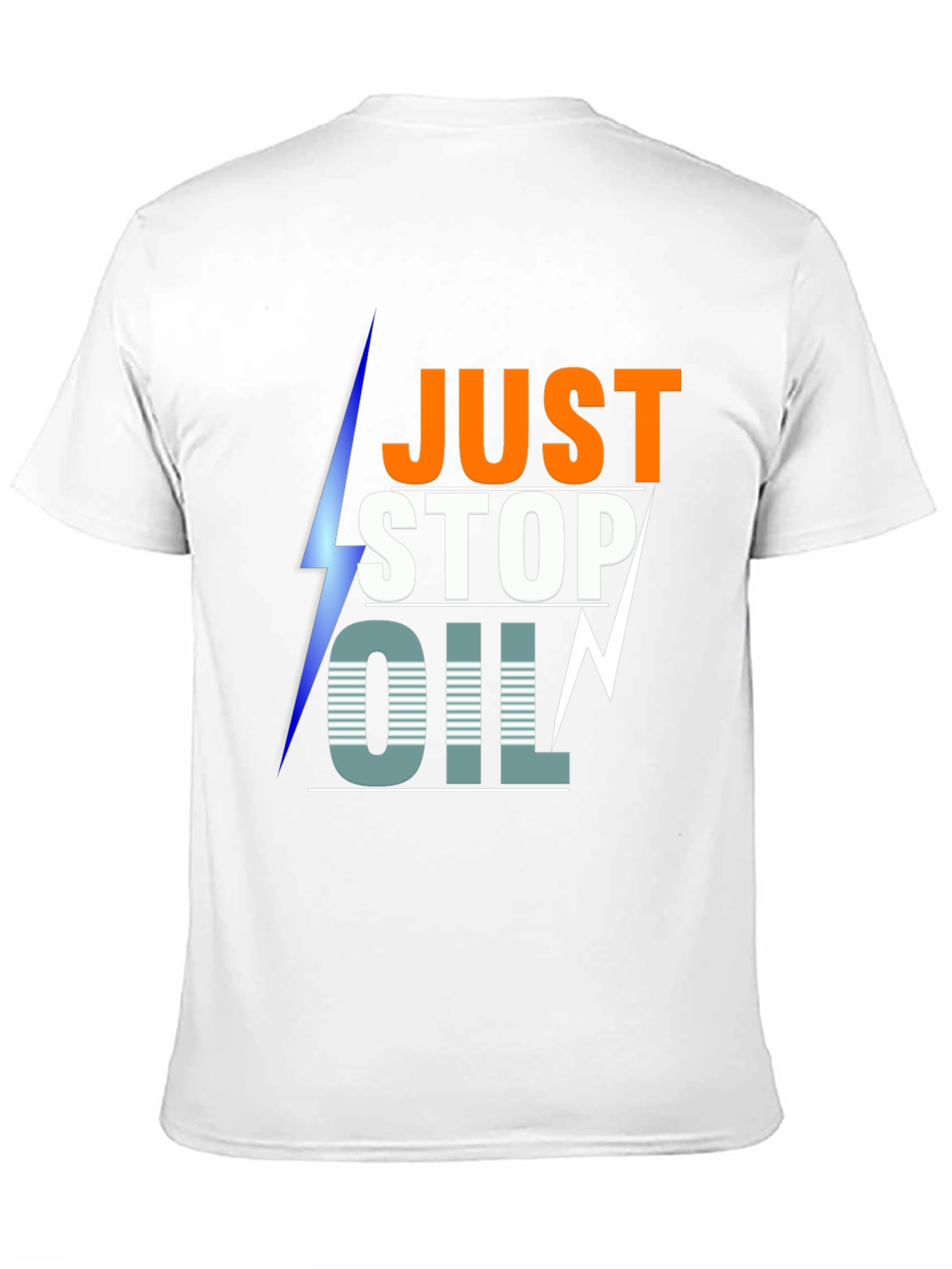 Just Stop Oil Graphic Tee - Eco-Friendly Awareness