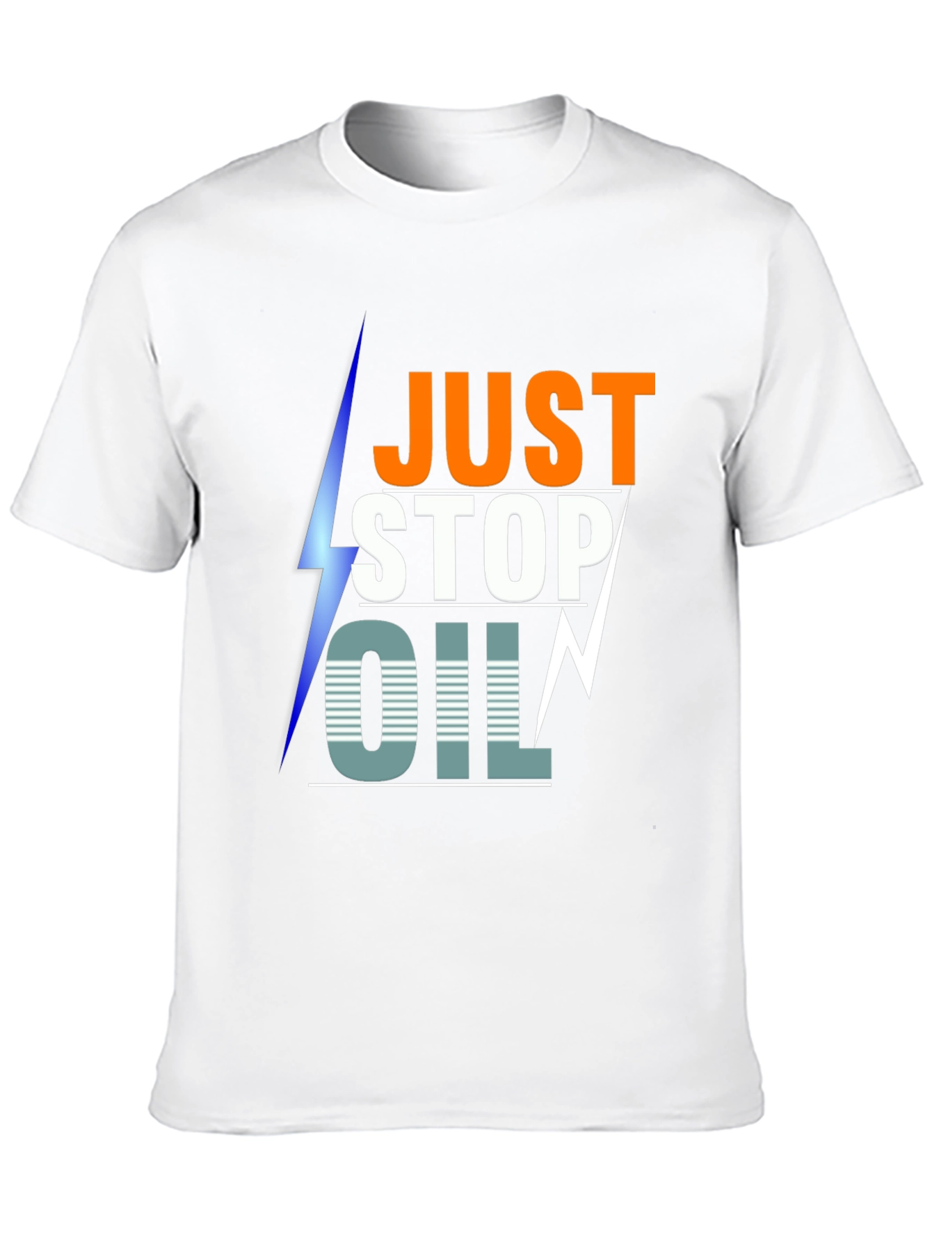 Just Stop Oil Graphic Tee - Eco-Friendly Awareness