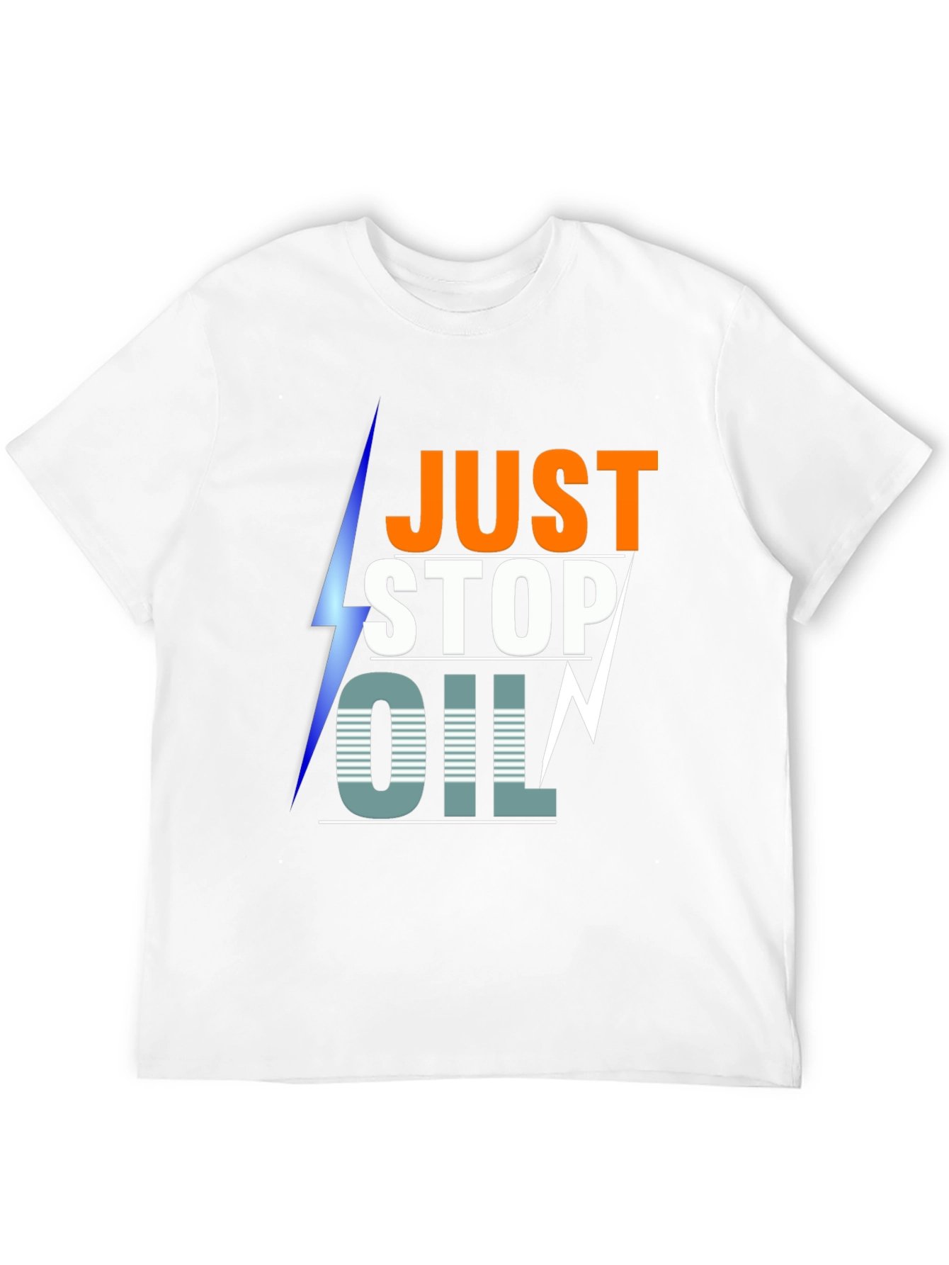 Just Stop Oil Graphic Tee - Eco-Friendly Awareness