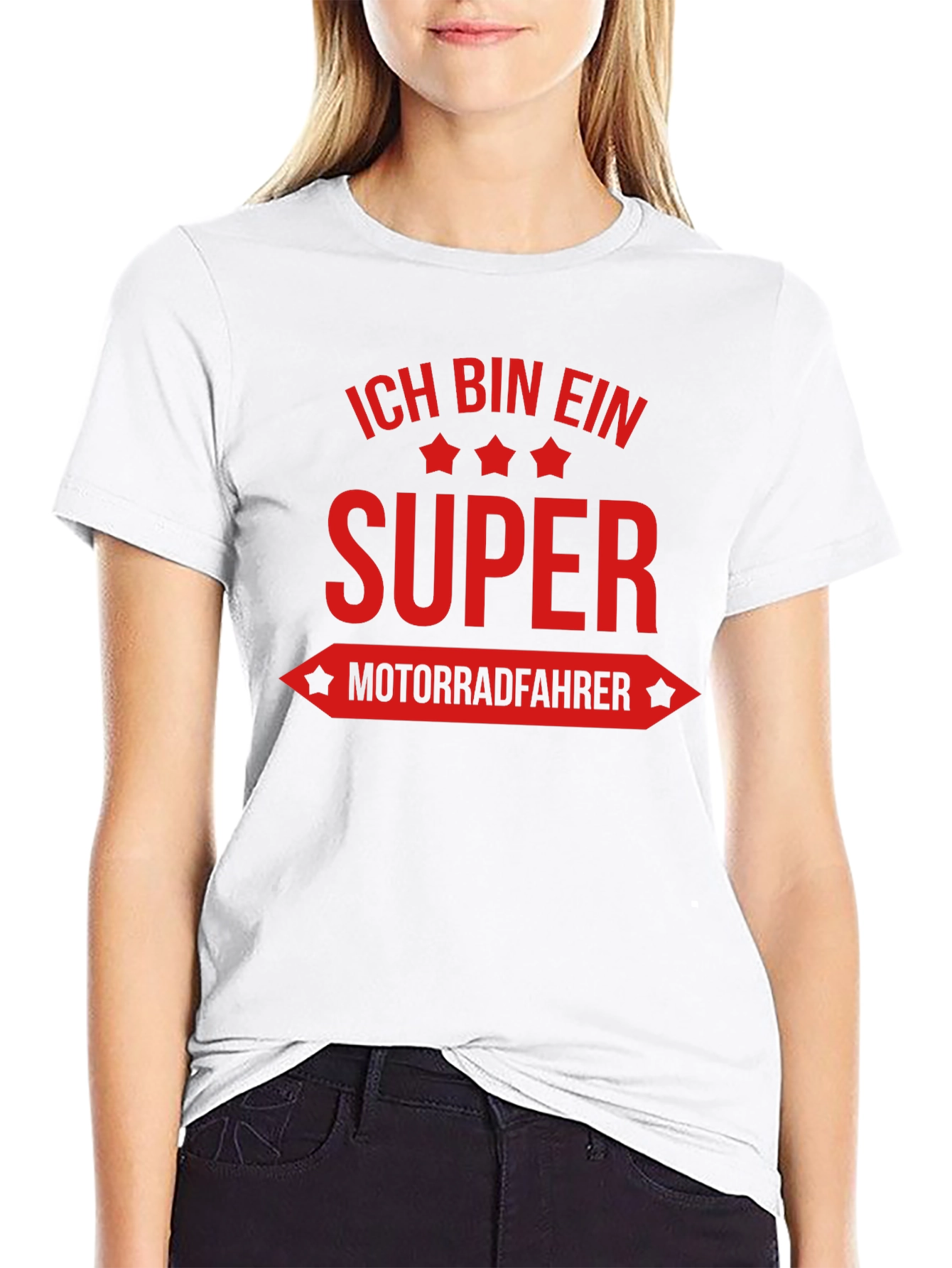 Super Motorradfahrer Graphic T-Shirt