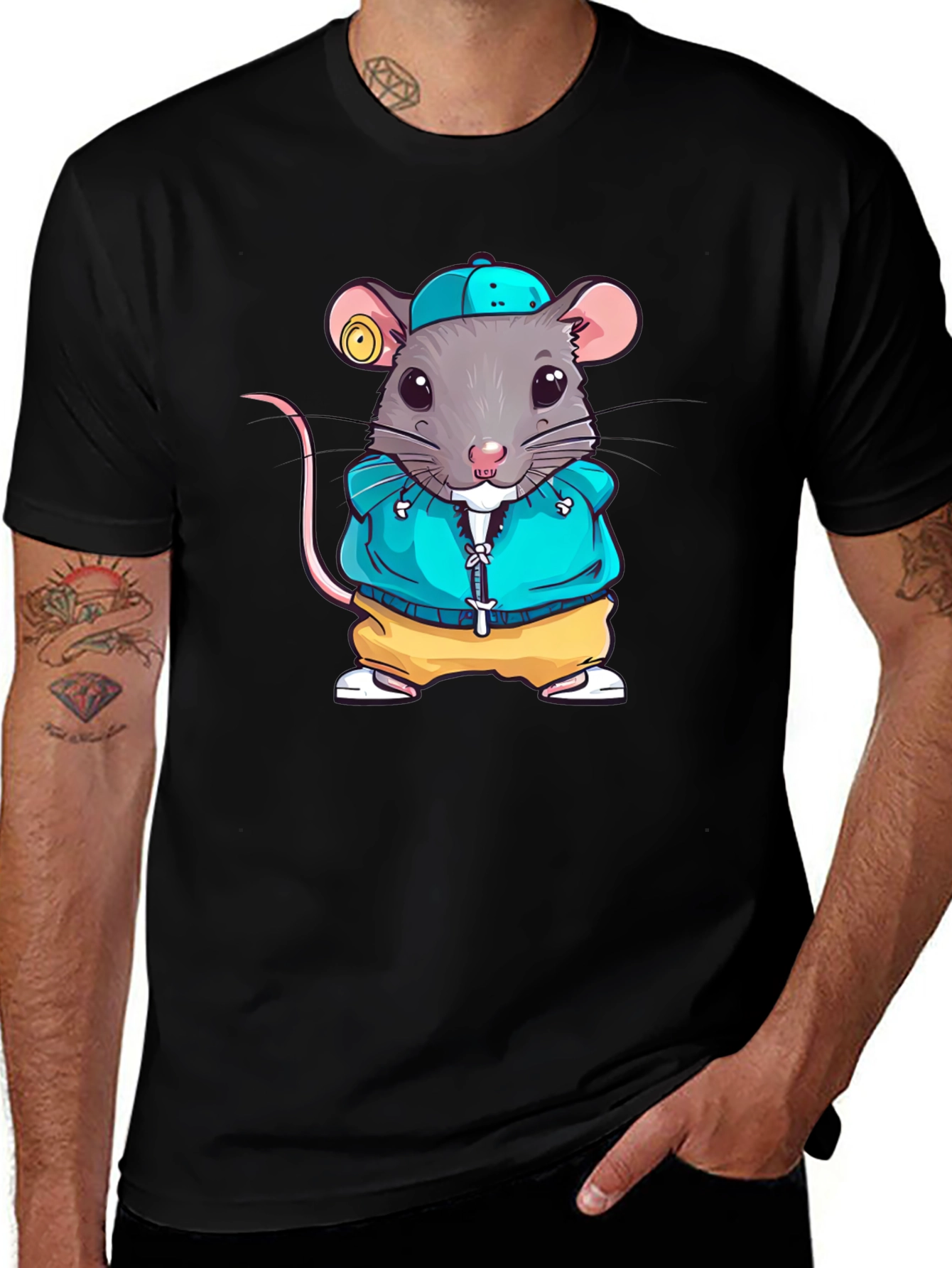 Cool Rat Graphic T-Shirt - Urban Streetwear