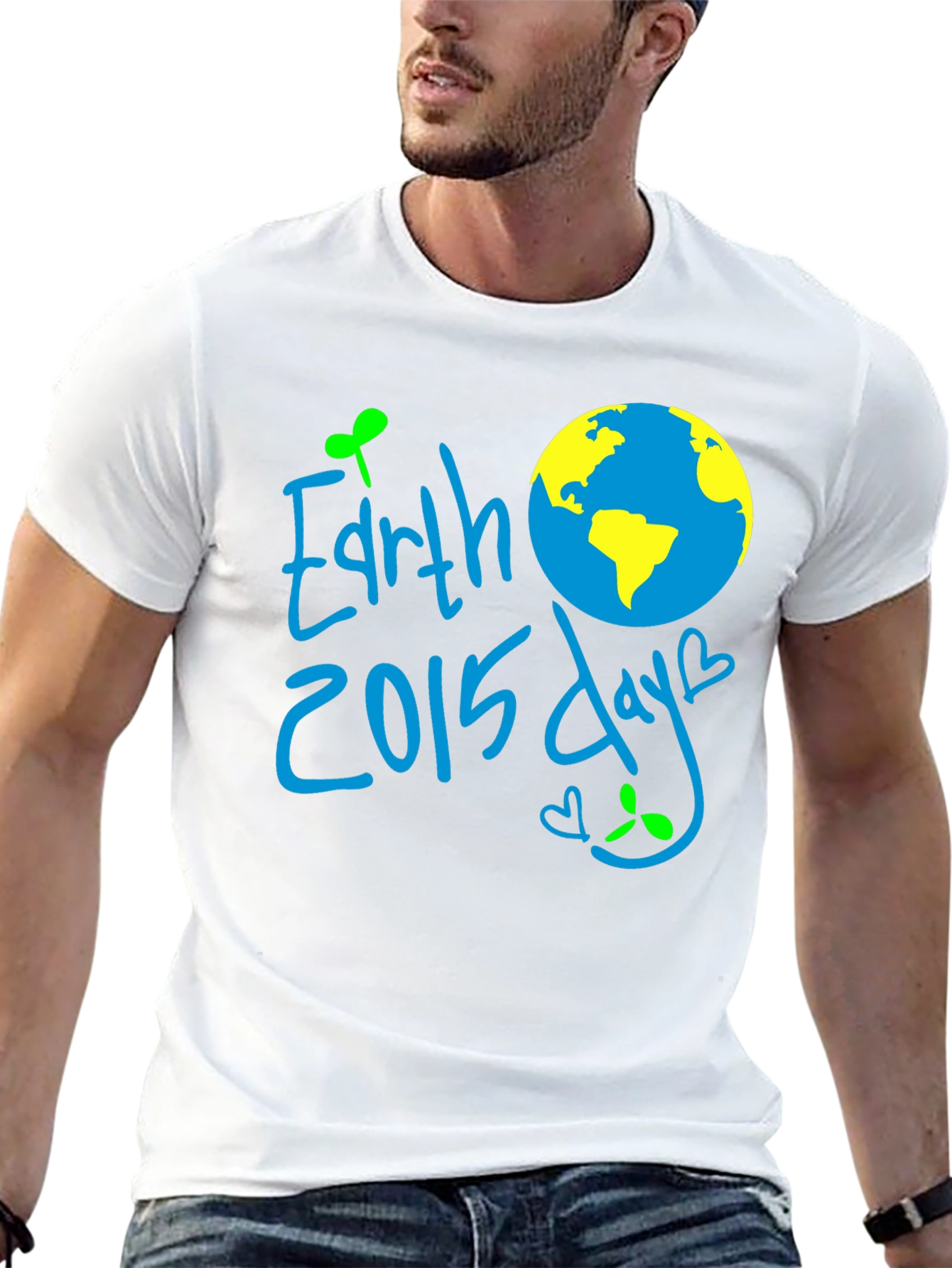 Earth Day 2015 T-Shirt - Mens Black Tee