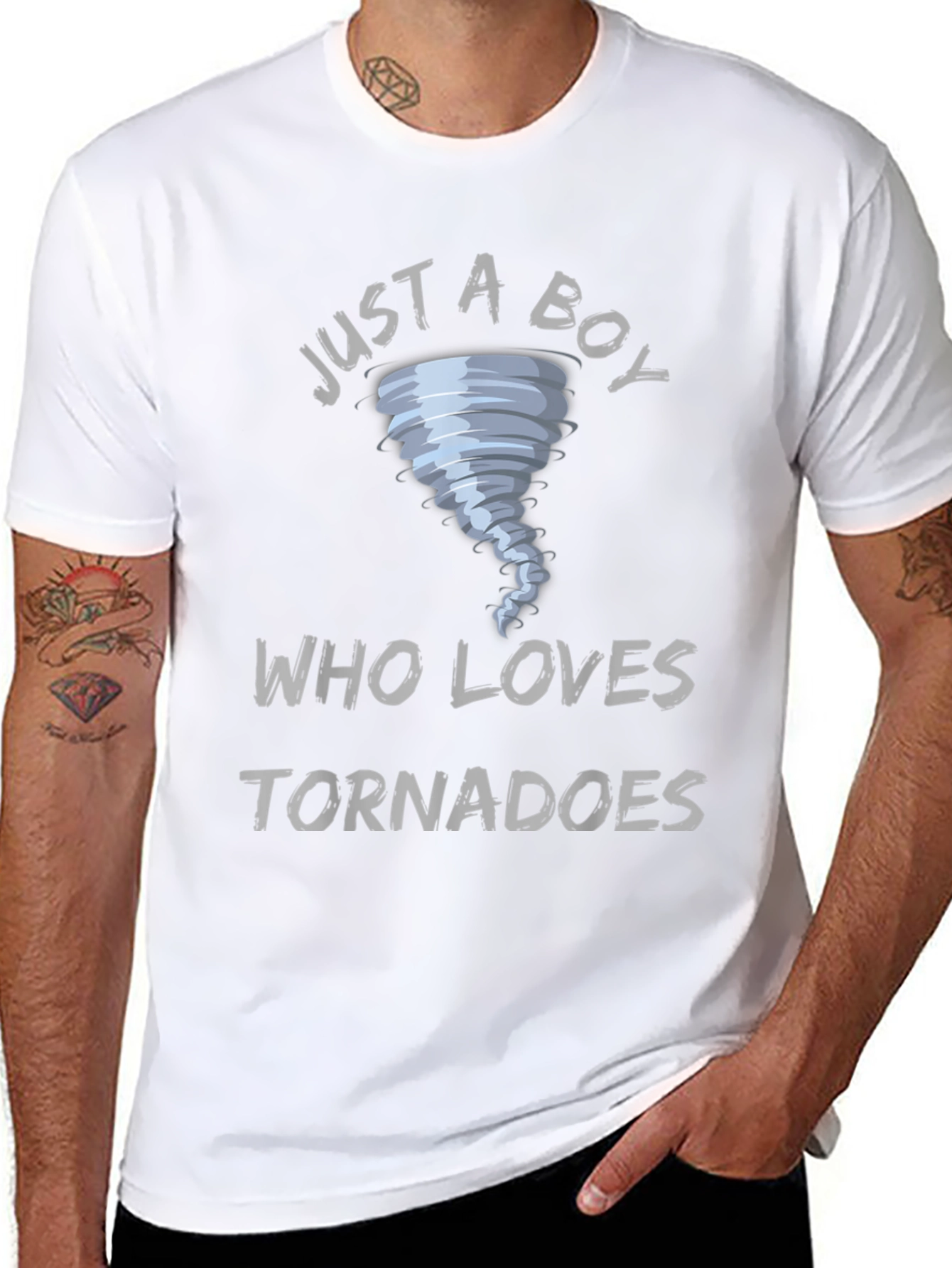 Just a Boy Who Loves Tornadoes T-Shirt