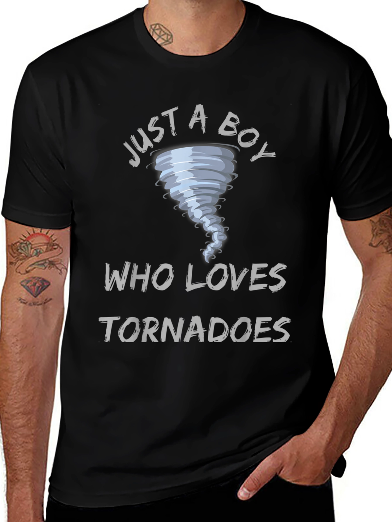 Just a Boy Who Loves Tornadoes T-Shirt