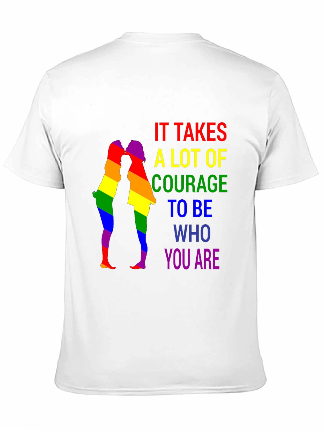 LGBTQ+ Pride T-Shirt - Courage to Be You