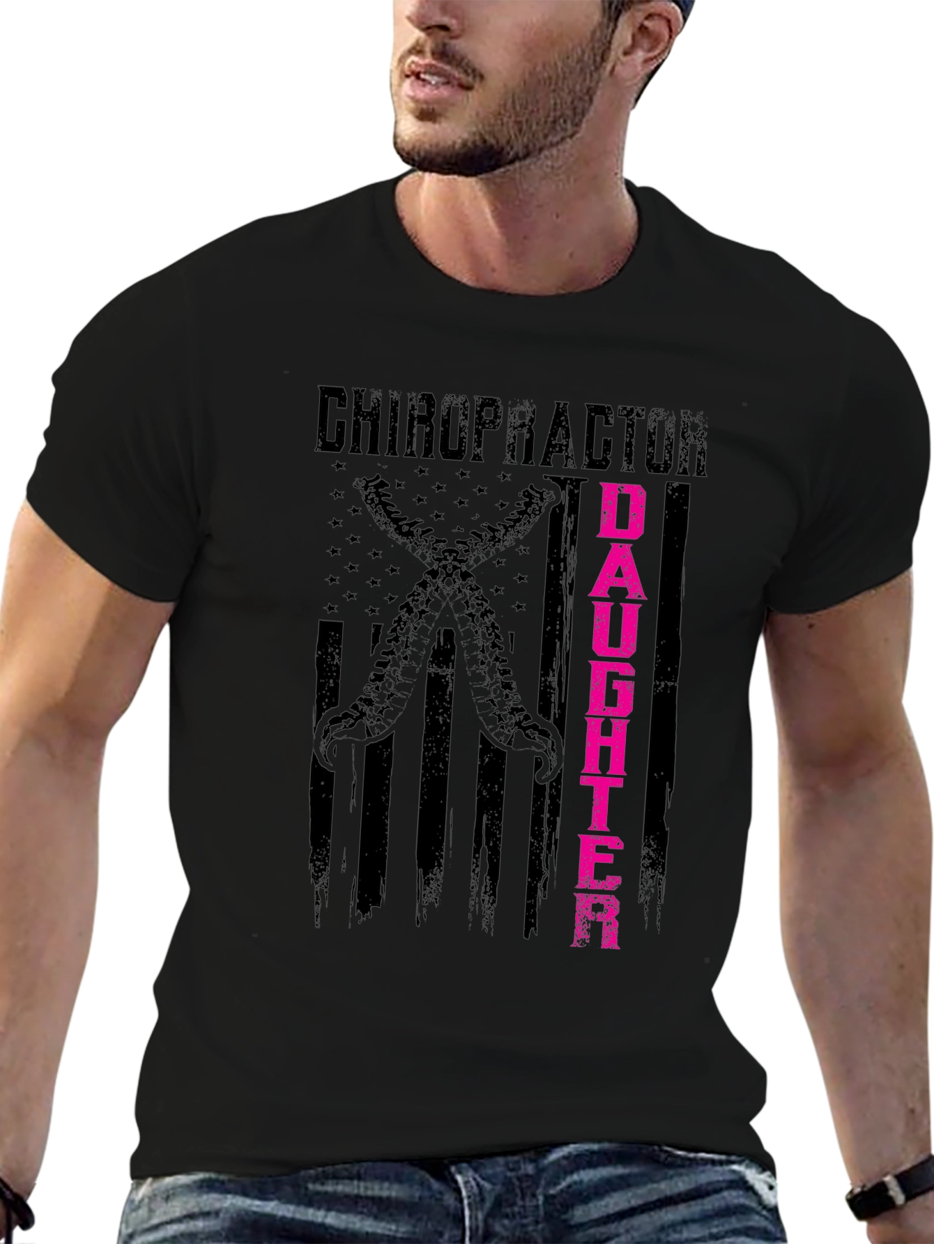 Chiropractor Daughter Graphic T-Shirt