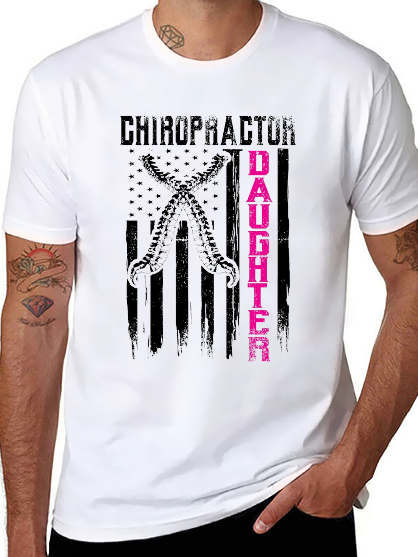 Chiropractor Daughter Graphic T-Shirt