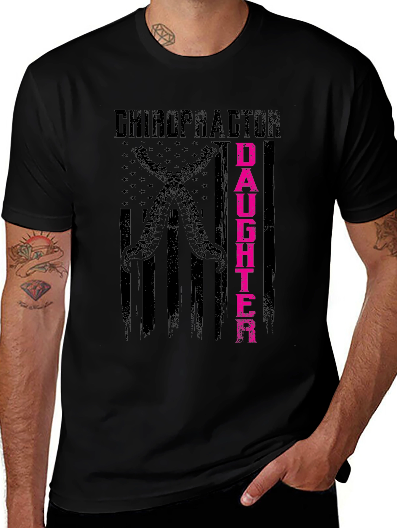 Chiropractor Daughter Graphic T-Shirt