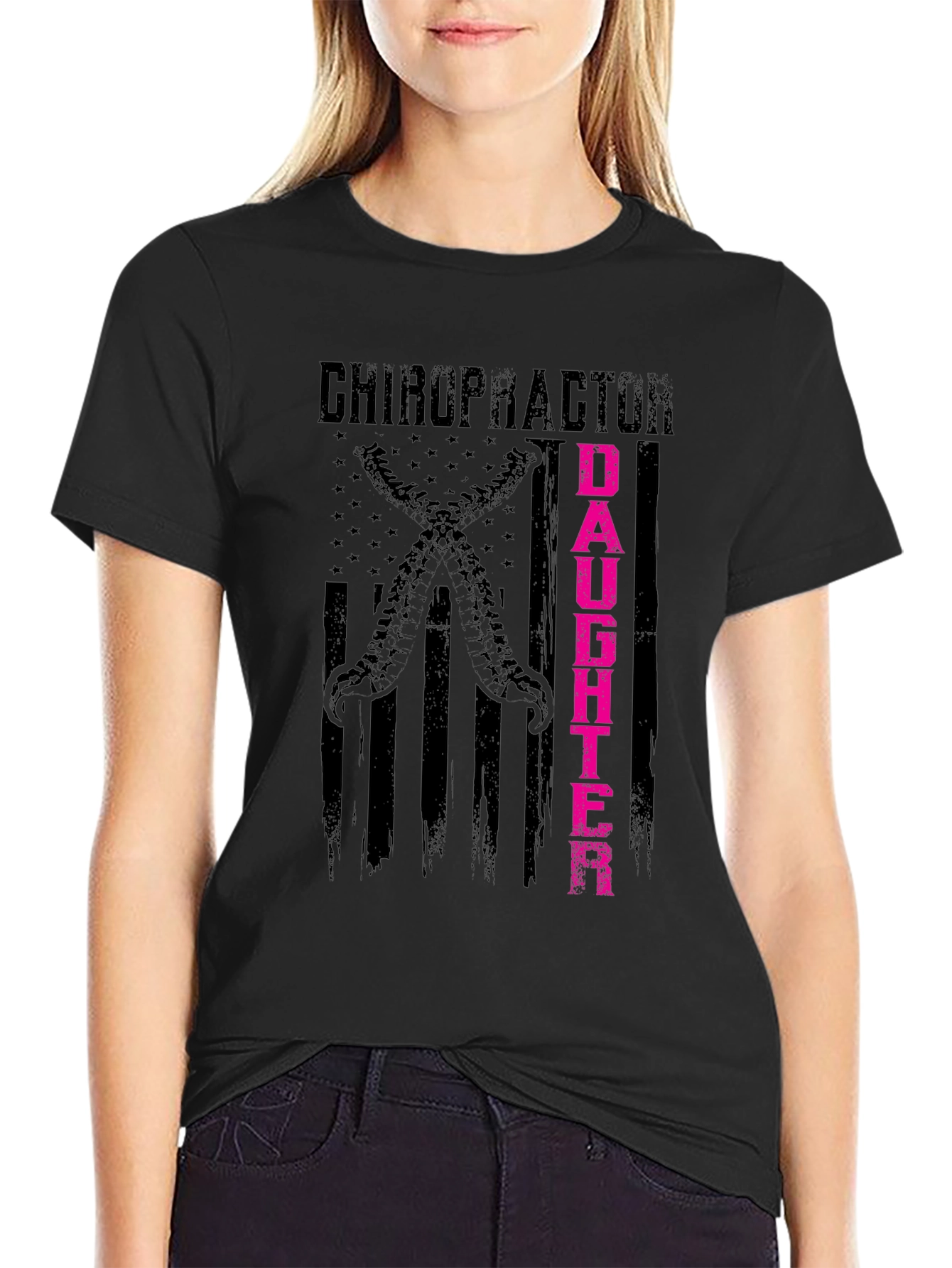 Chiropractor Daughter Graphic T-Shirt