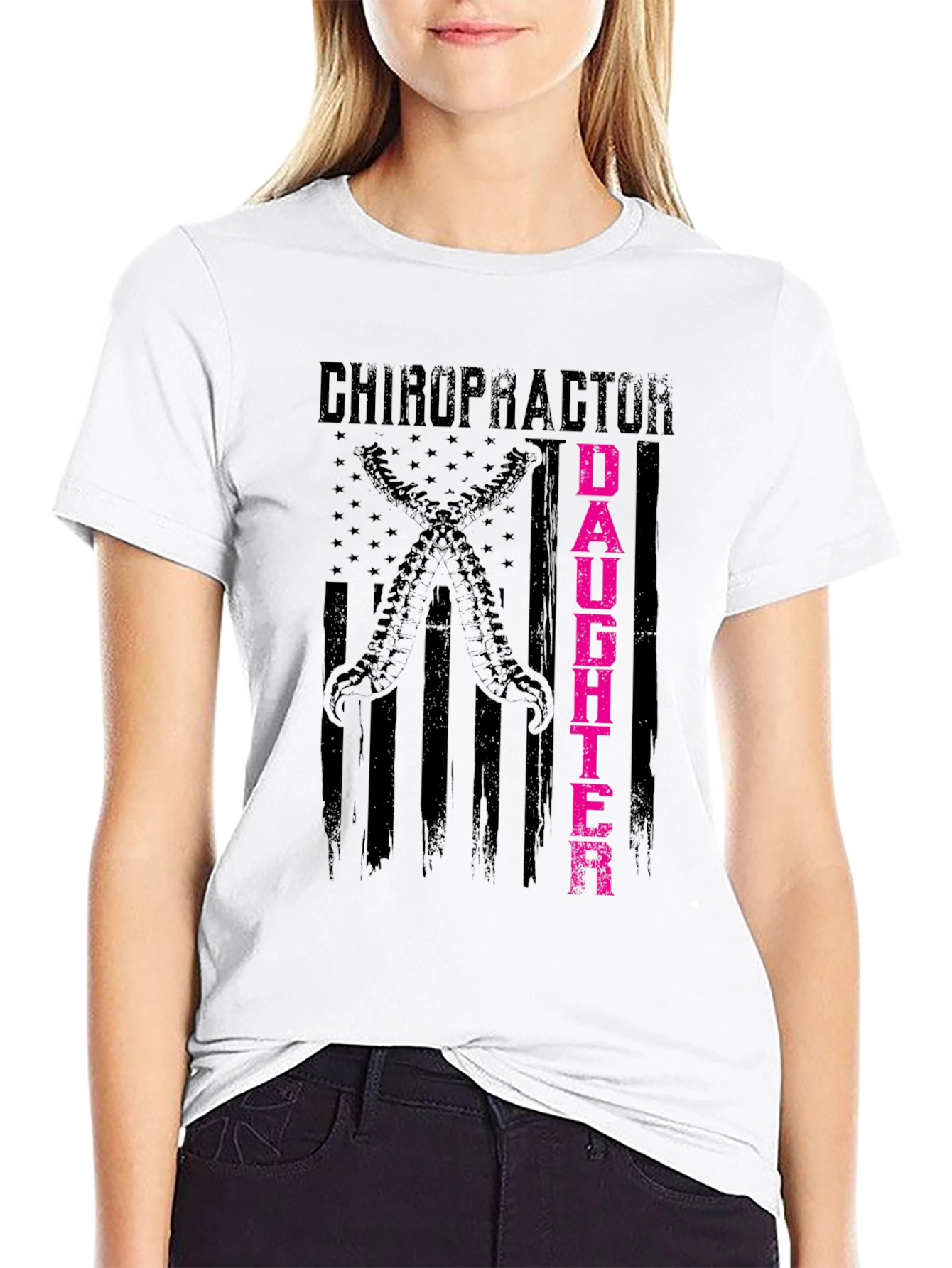 Chiropractor Daughter Graphic T-Shirt