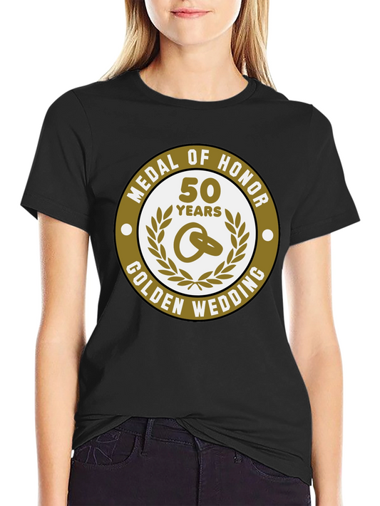 50th Golden Wedding Anniversary Medal of Honor T-Shirt