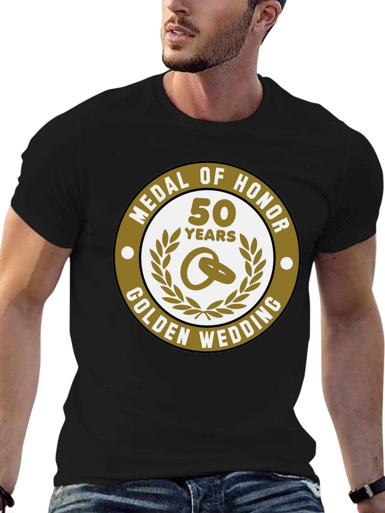 50th Golden Wedding Anniversary Medal of Honor T-Shirt
