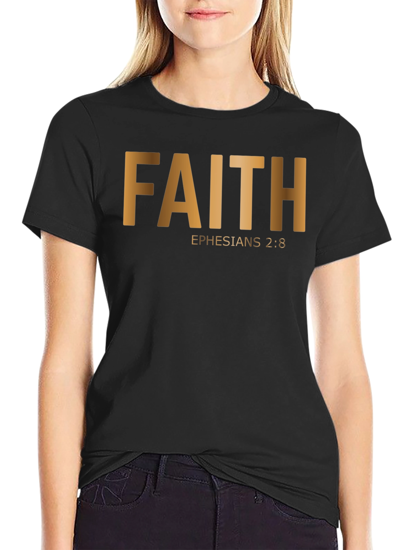 Faith Ephesians 2:8 Christian T-Shirt