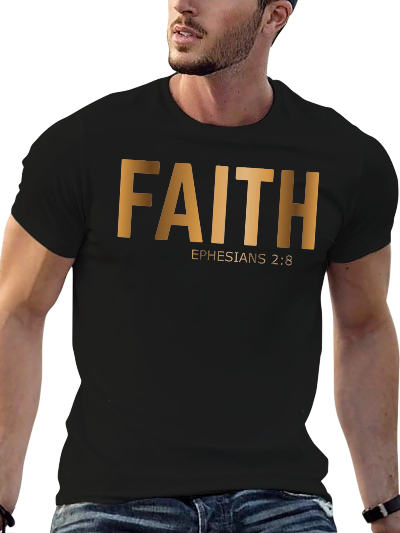 Faith Ephesians 2:8 Christian T-Shirt