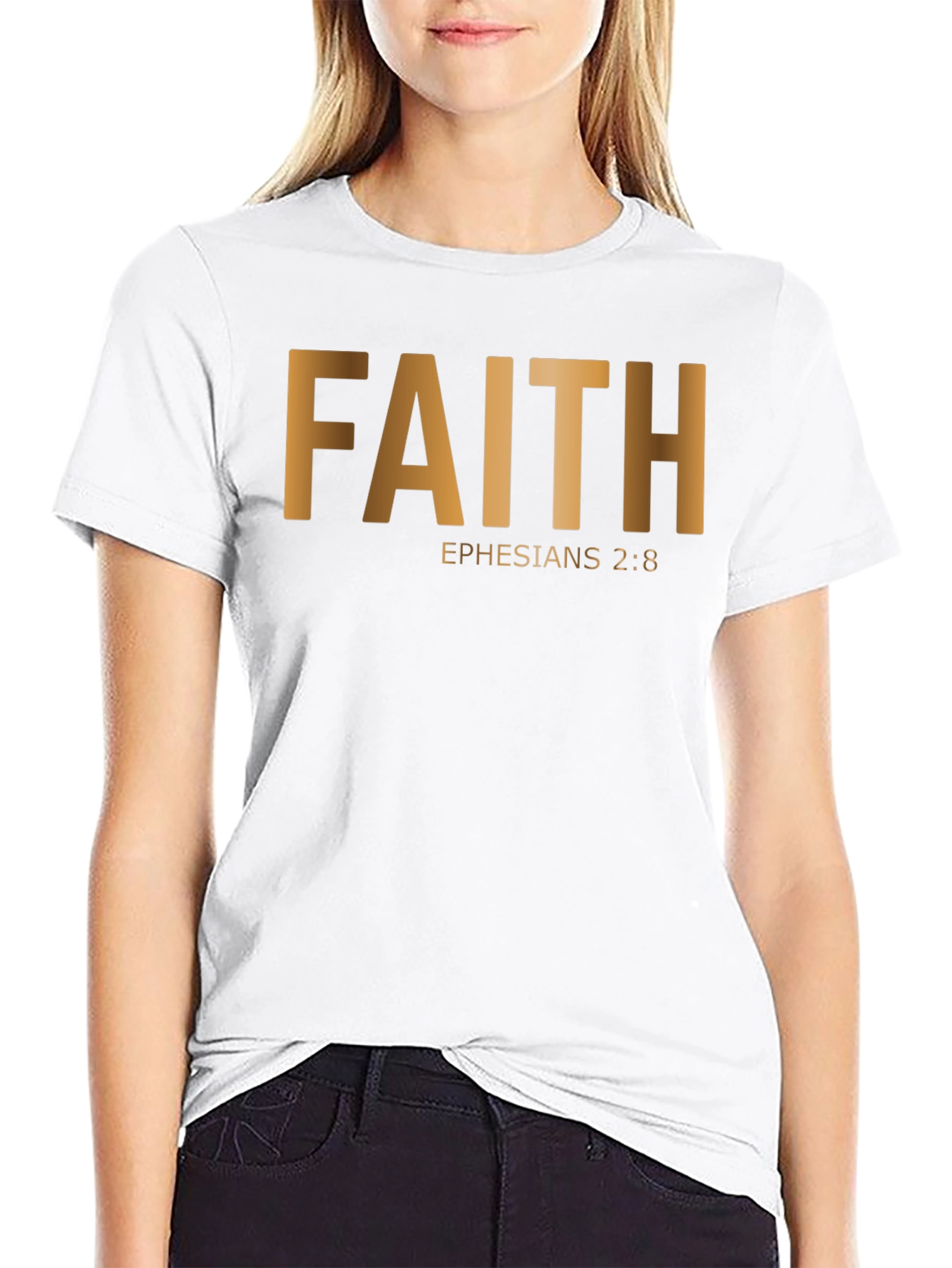 Faith Ephesians 2:8 Christian T-Shirt