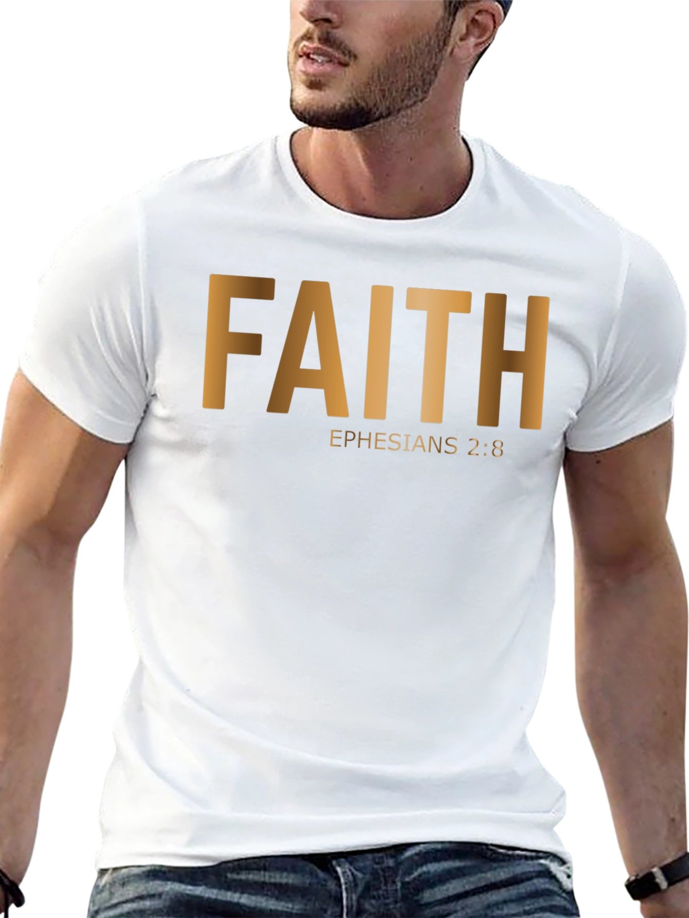 Faith Ephesians 2:8 Christian T-Shirt
