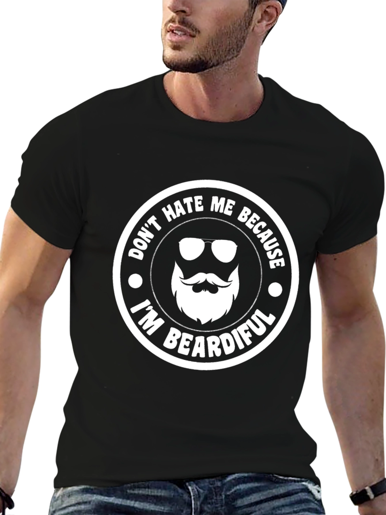 Beardiful Graphic T-Shirt - Funny Mens Tee