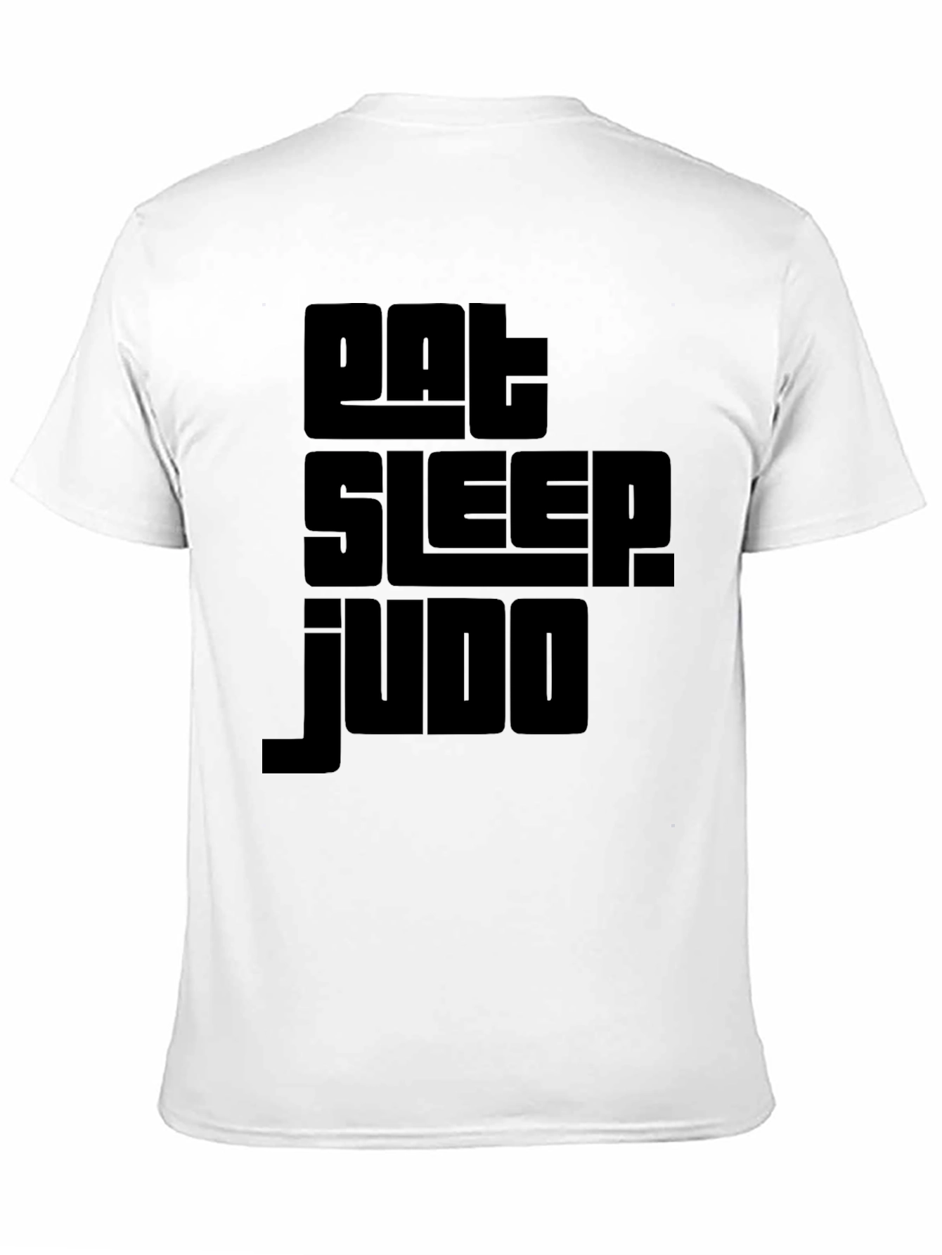 Eat Sleep Judo Black Graphic T-Shirt