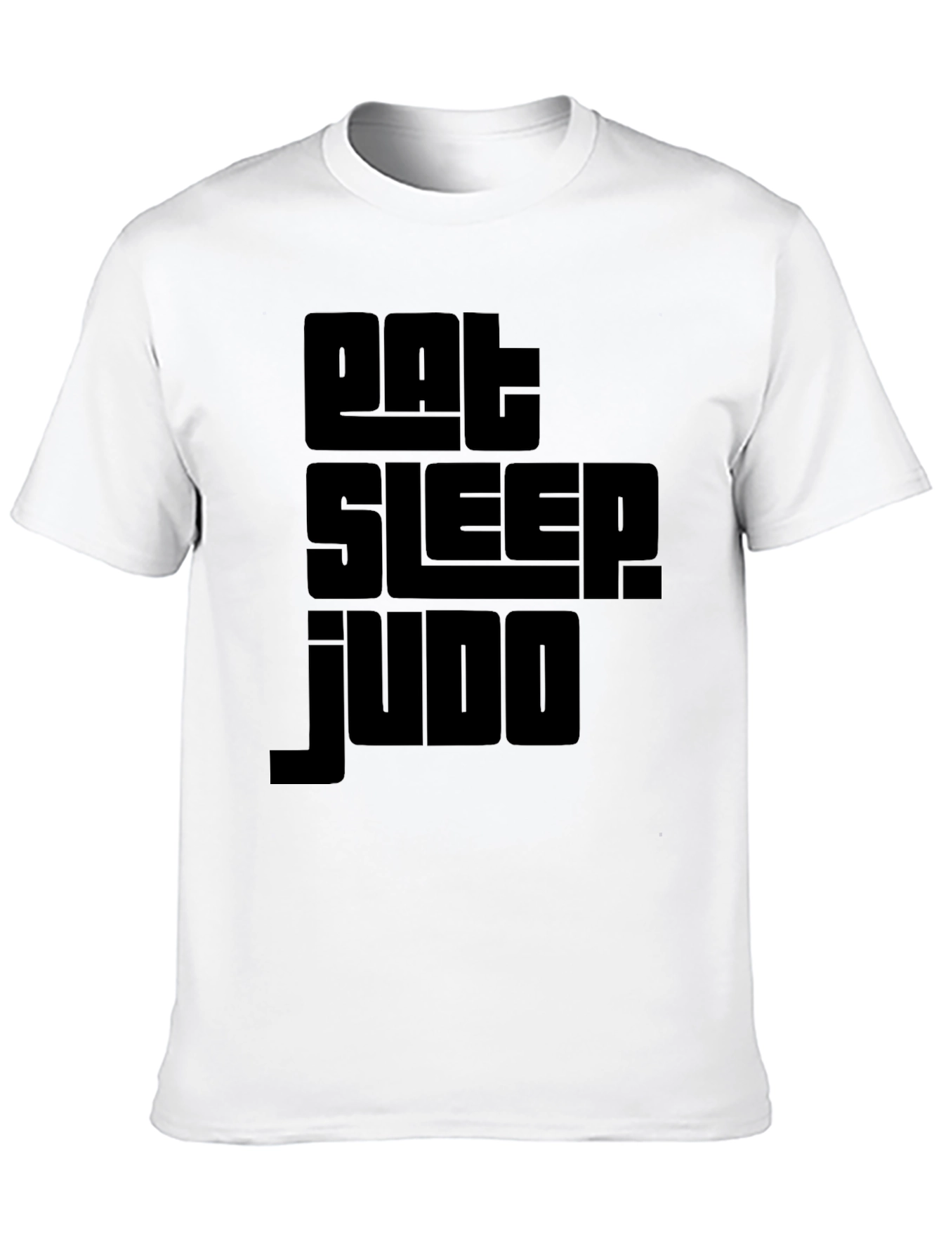 Eat Sleep Judo Black Graphic T-Shirt