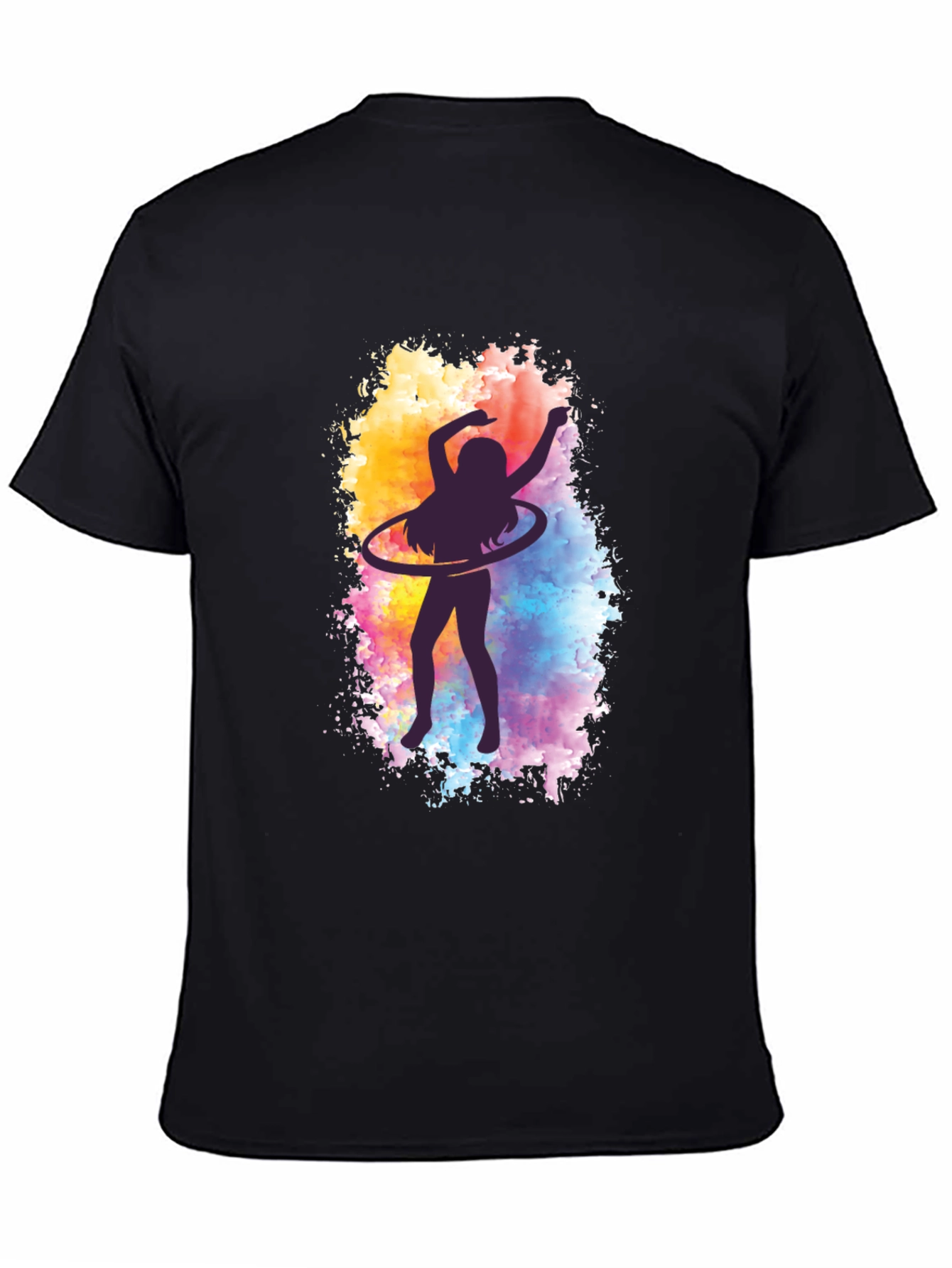 Hula Hoop Girl Graphic T-Shirt