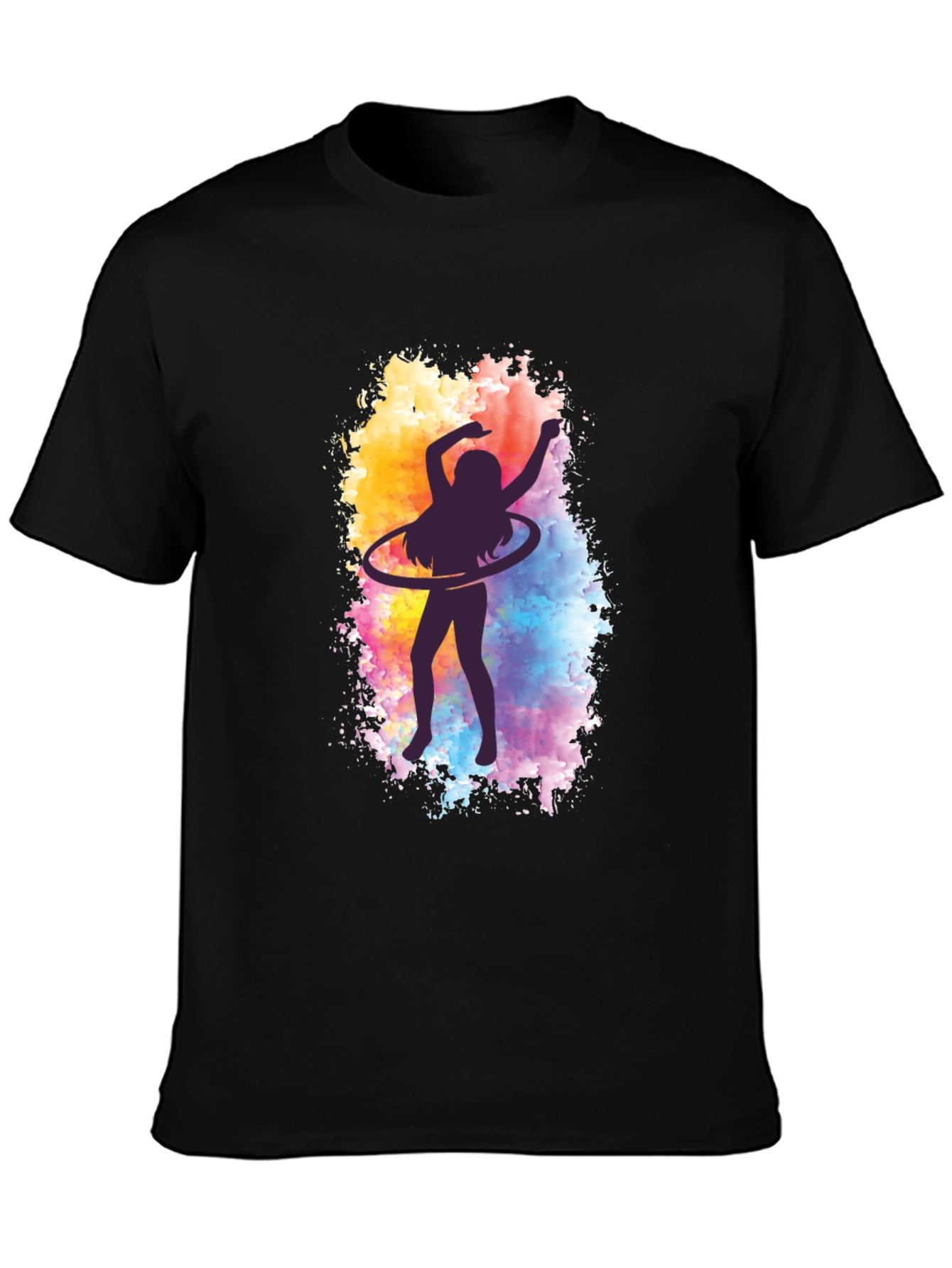 Hula Hoop Girl Graphic T-Shirt