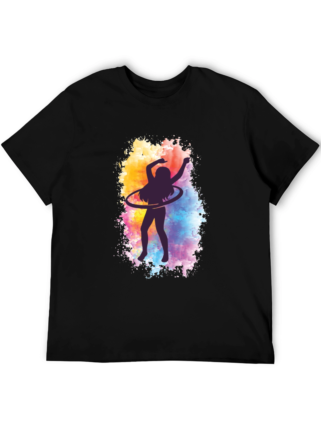 Hula Hoop Girl Graphic T-Shirt