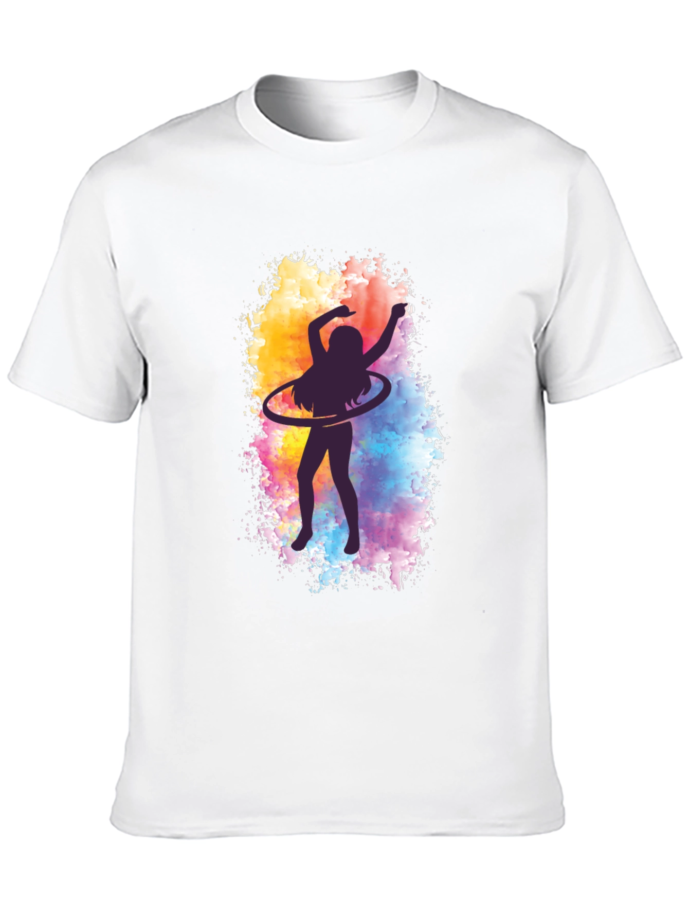 Hula Hoop Girl Graphic T-Shirt