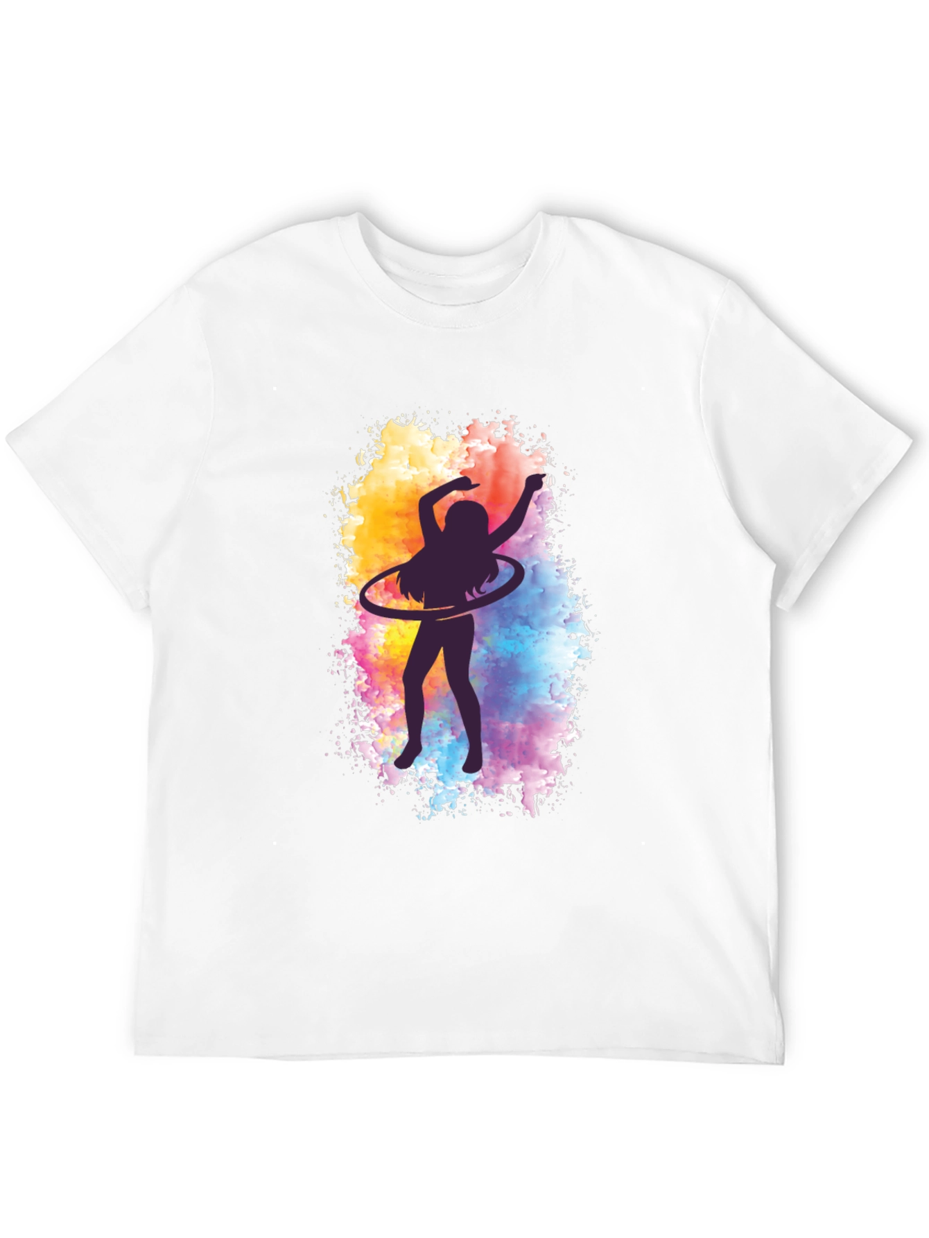 Hula Hoop Girl Graphic T-Shirt