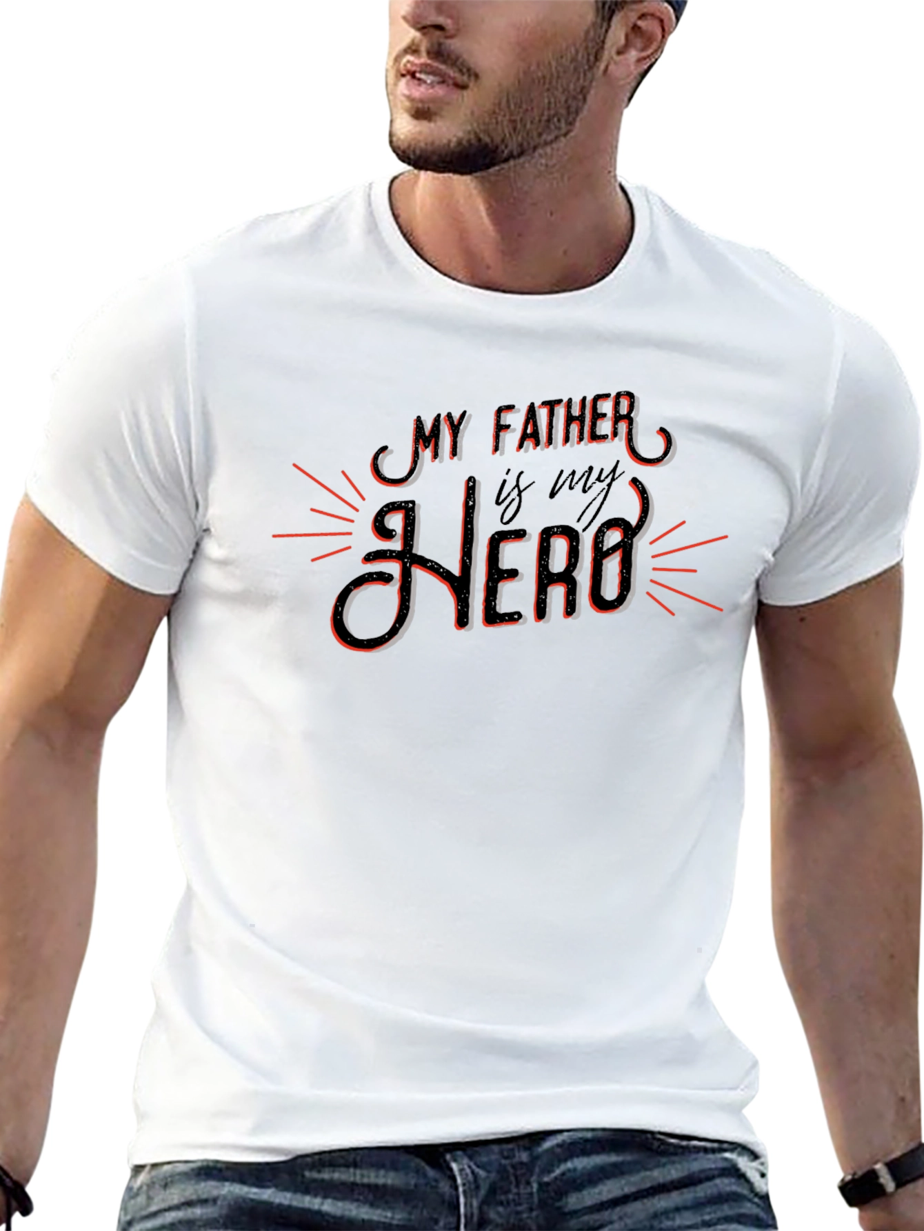 My Father Is My Hero Graphic Tee