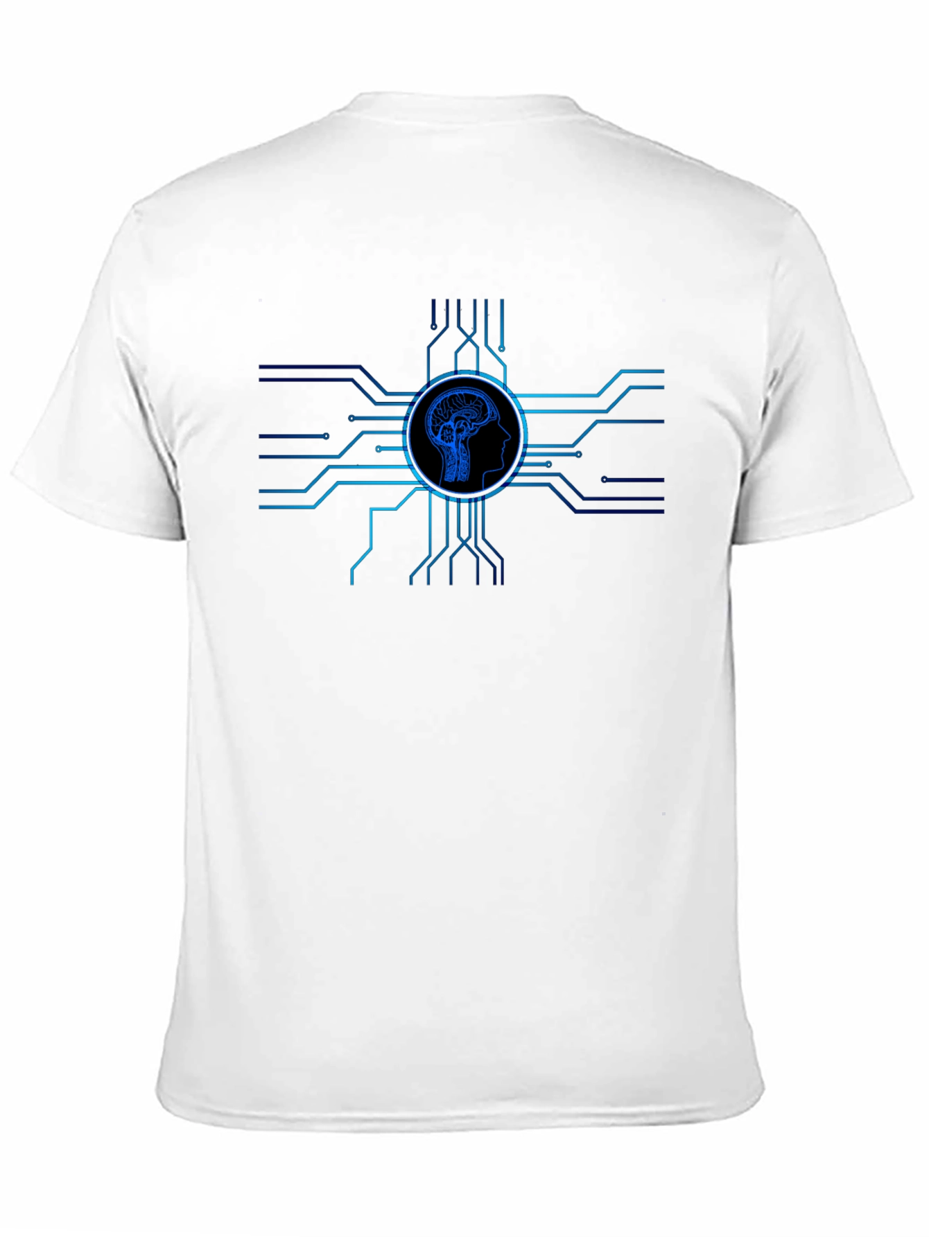 Brain Circuit Tee - Modern Tech Style