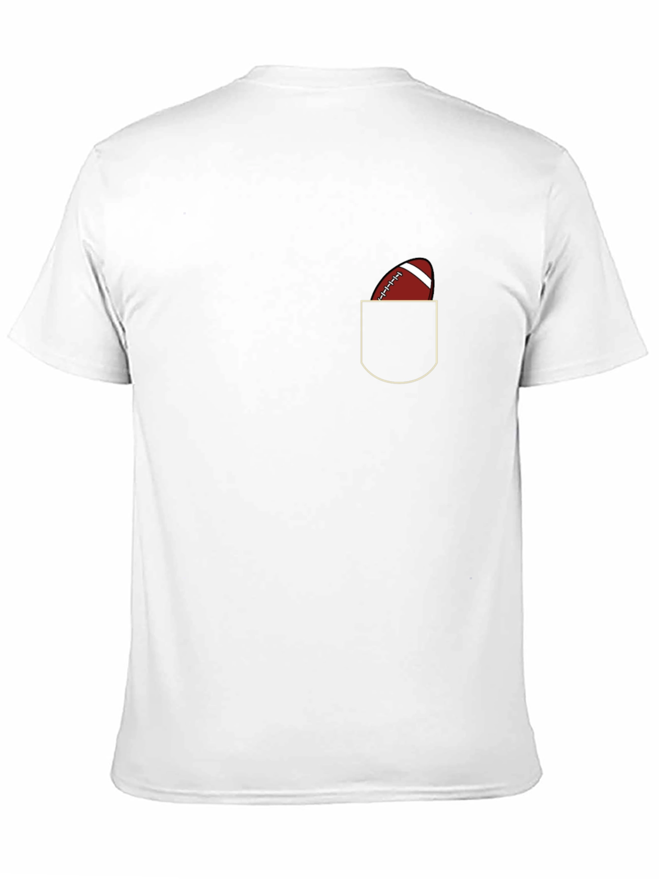 Football Pocket Graphic Tee - Casual Style