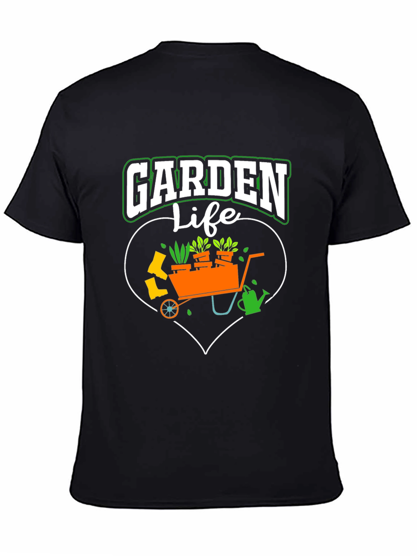 Garden Life T-Shirt: Gardening Heart Design