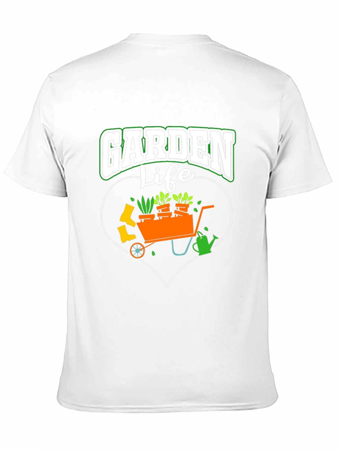 Garden Life T-Shirt: Gardening Heart Design